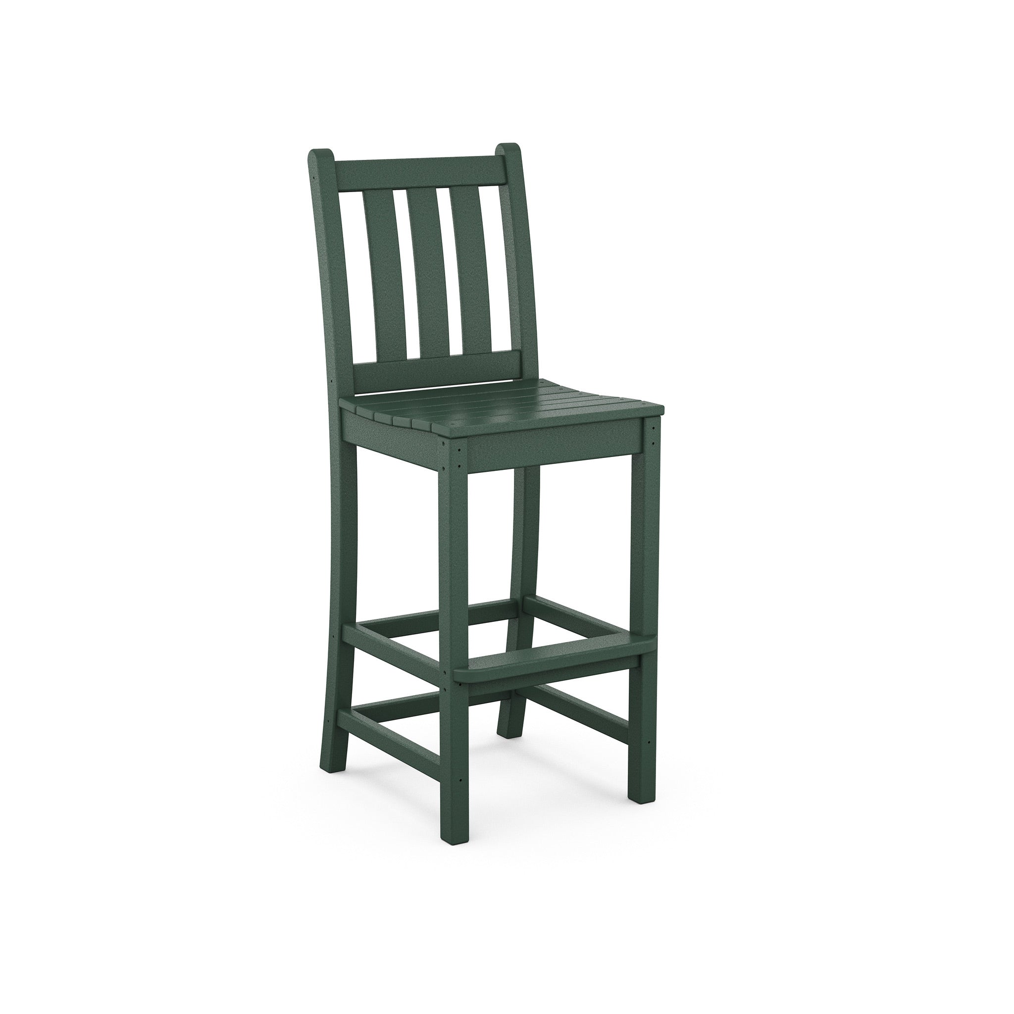 POLYWOOD Traditional Garden Bar Side Chair 3