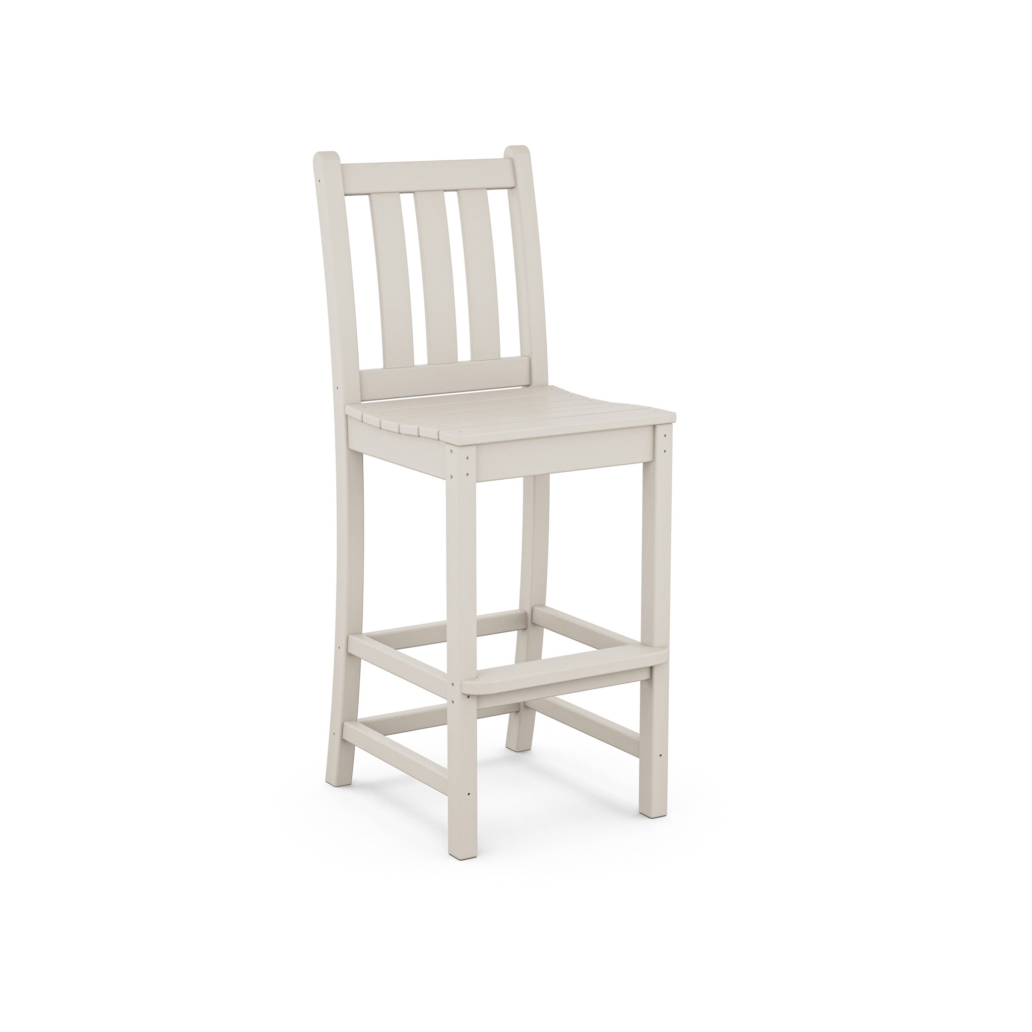 POLYWOOD Traditional Garden Bar Side Chair 7