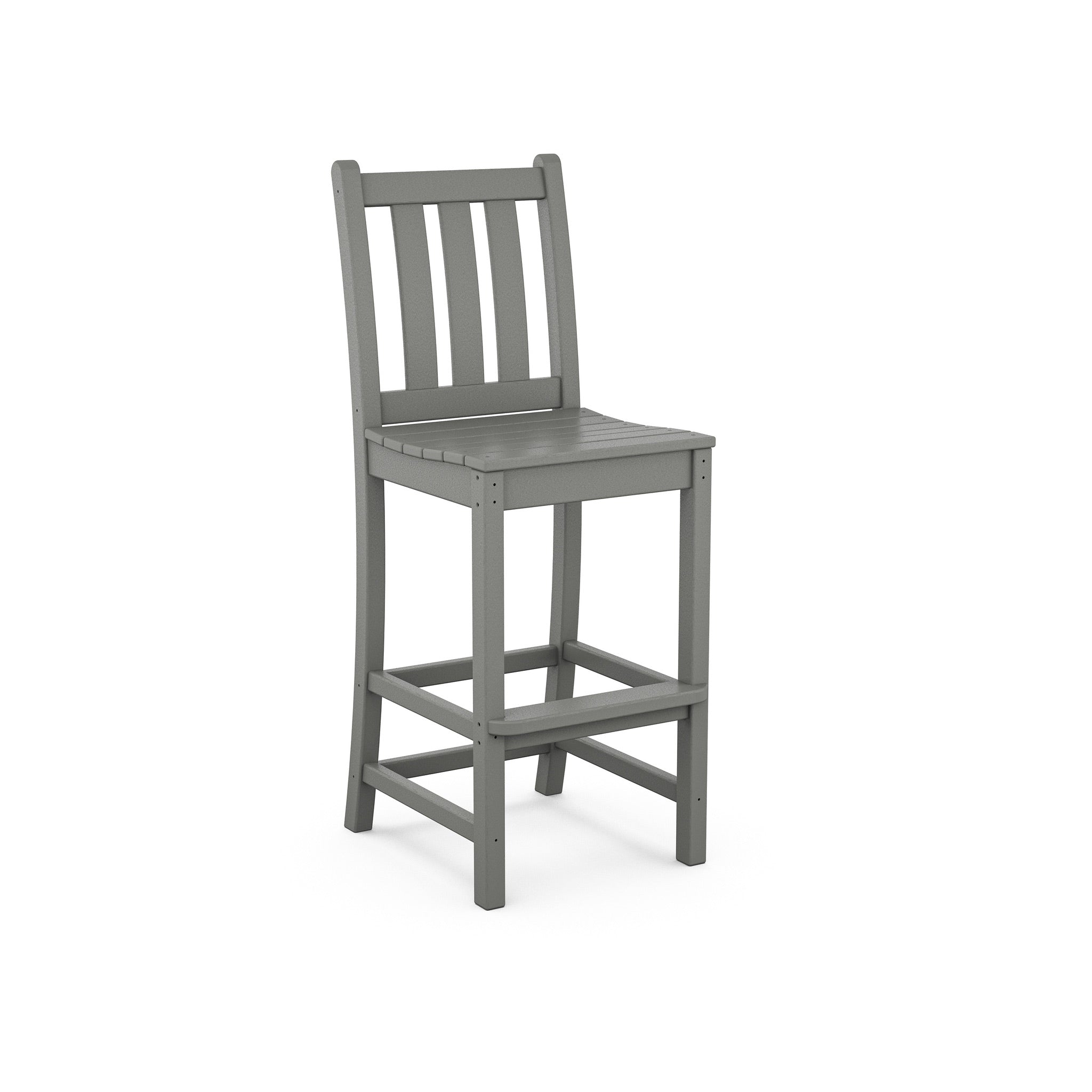 POLYWOOD Traditional Garden Bar Side Chair 2