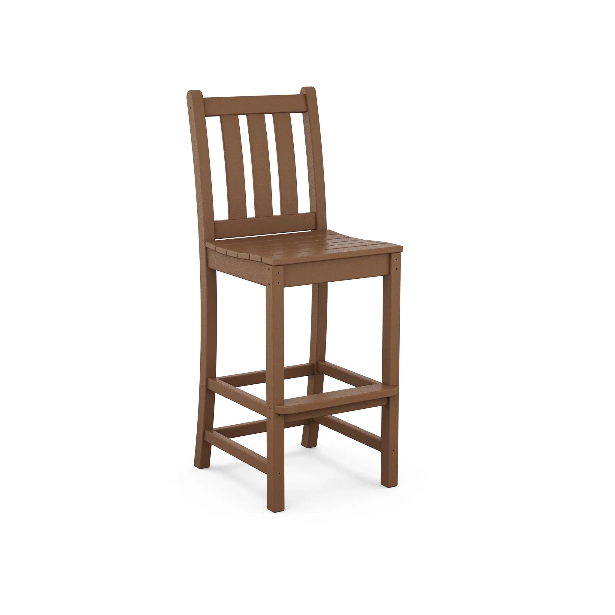 POLYWOOD Traditional Garden Bar Side Chair 5