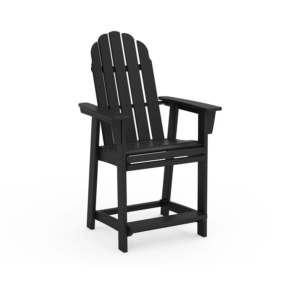 POLYWOOD Vineyard Adirondack Counter Chair 1