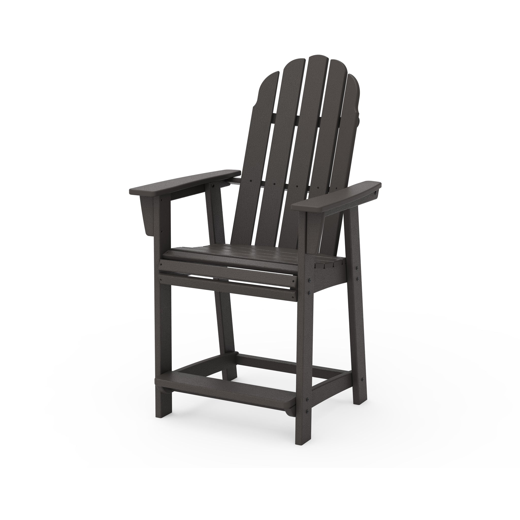 POLYWOOD Vineyard Adirondack Counter Chair 15