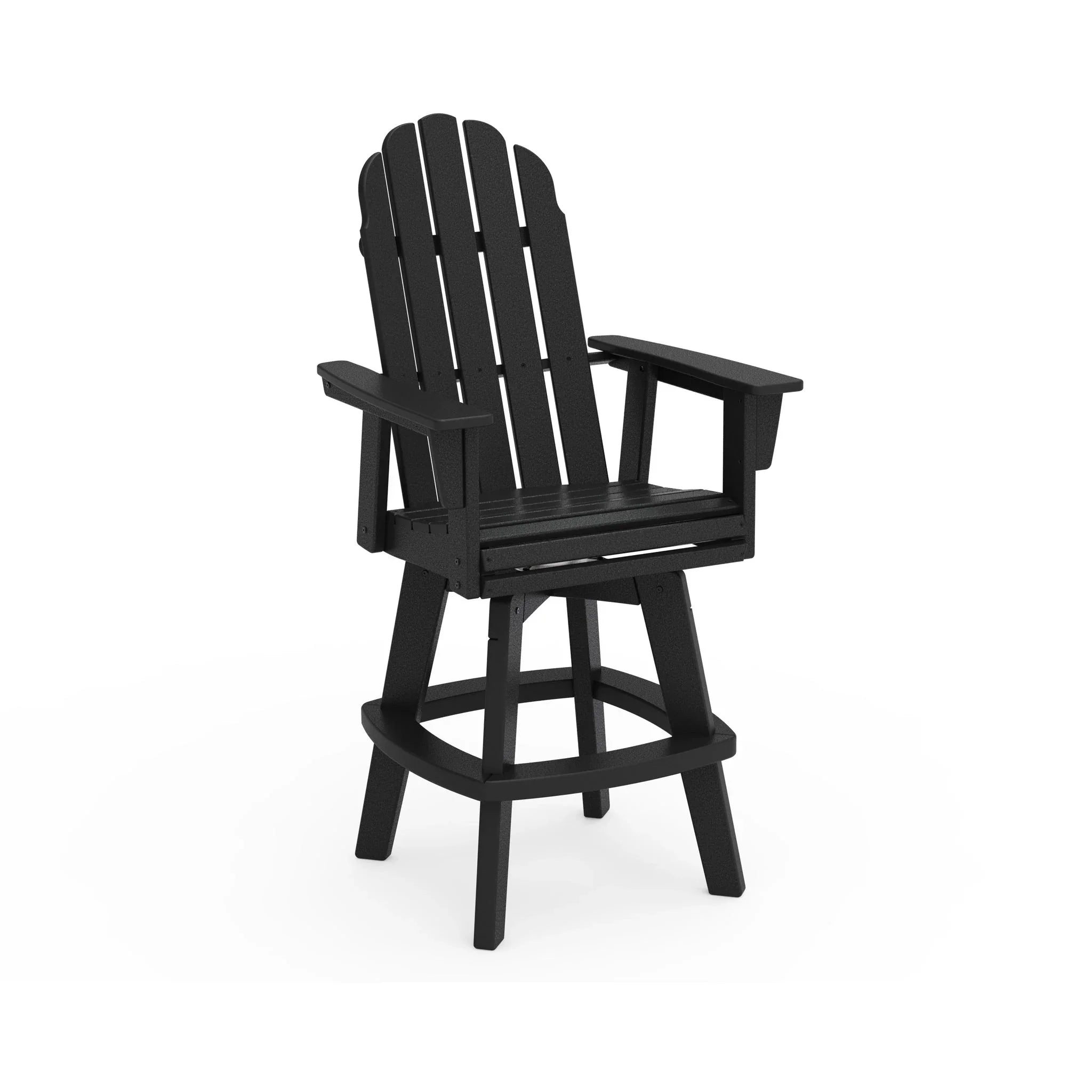 POLYWOOD Vineyard Adirondack Swivel Bar Chair 1