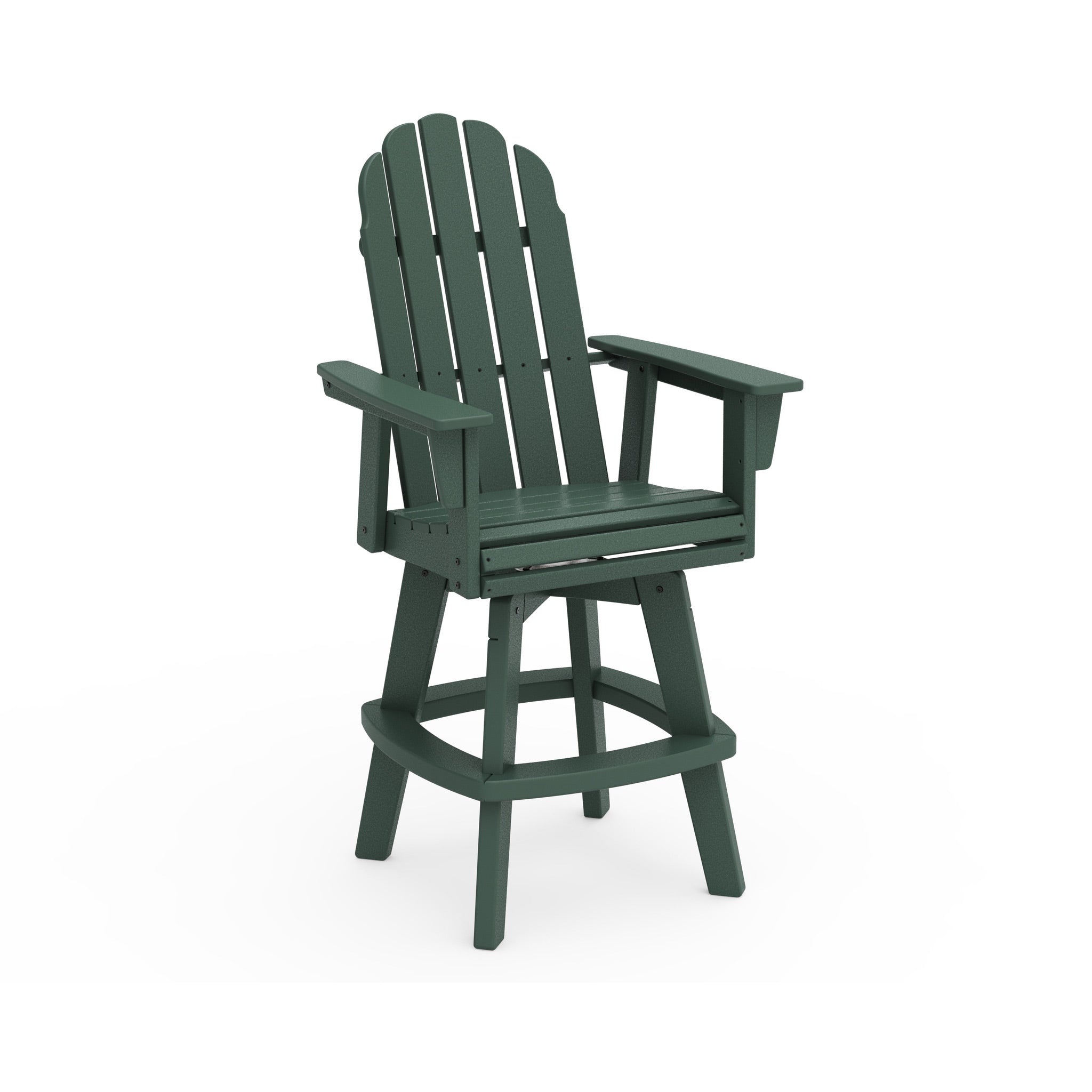 POLYWOOD Vineyard Adirondack Swivel Bar Chair 3