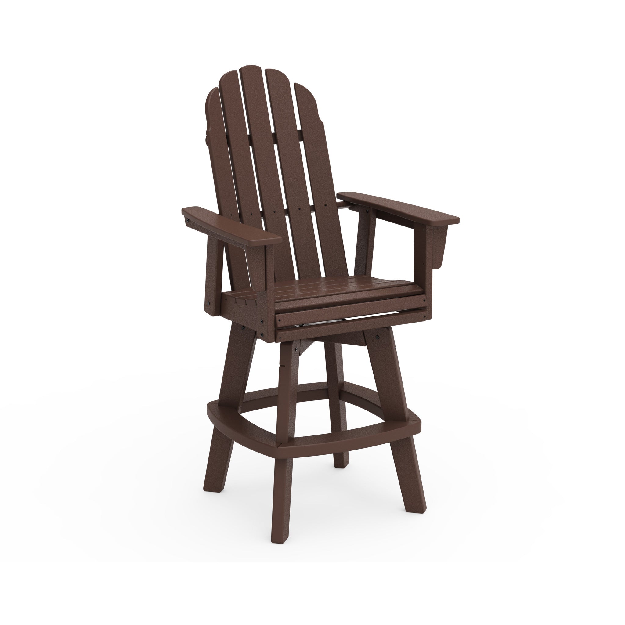 POLYWOOD Vineyard Adirondack Swivel Bar Chair 4