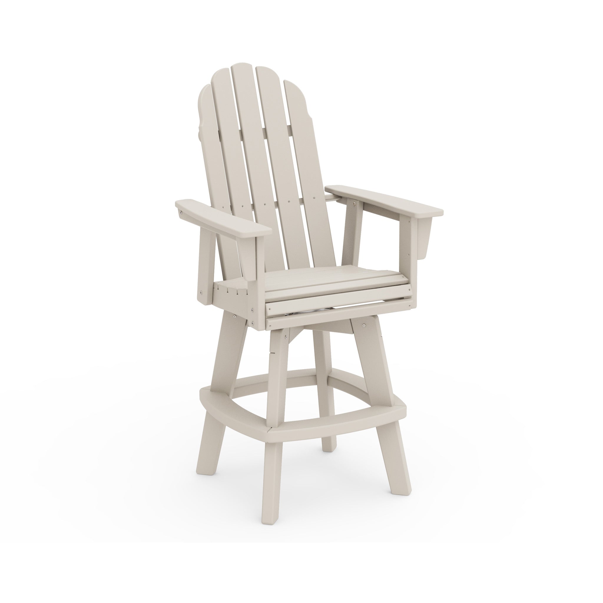 POLYWOOD Vineyard Adirondack Swivel Bar Chair 7