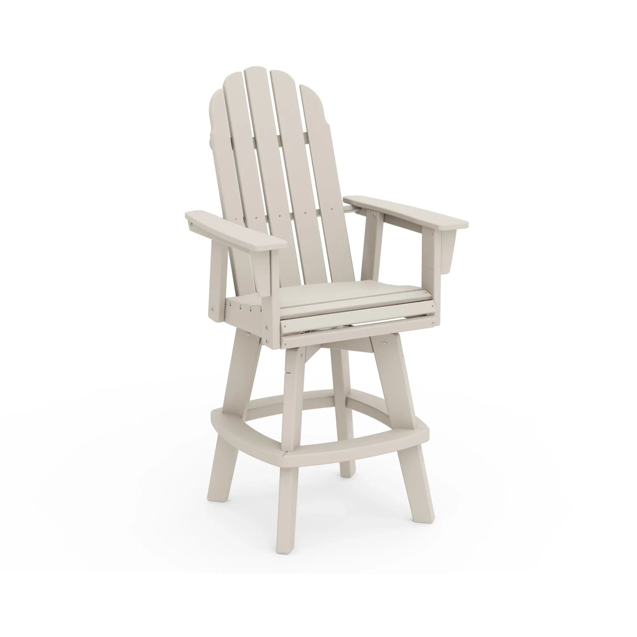 POLYWOOD Vineyard Adirondack Swivel Bar Chair 7