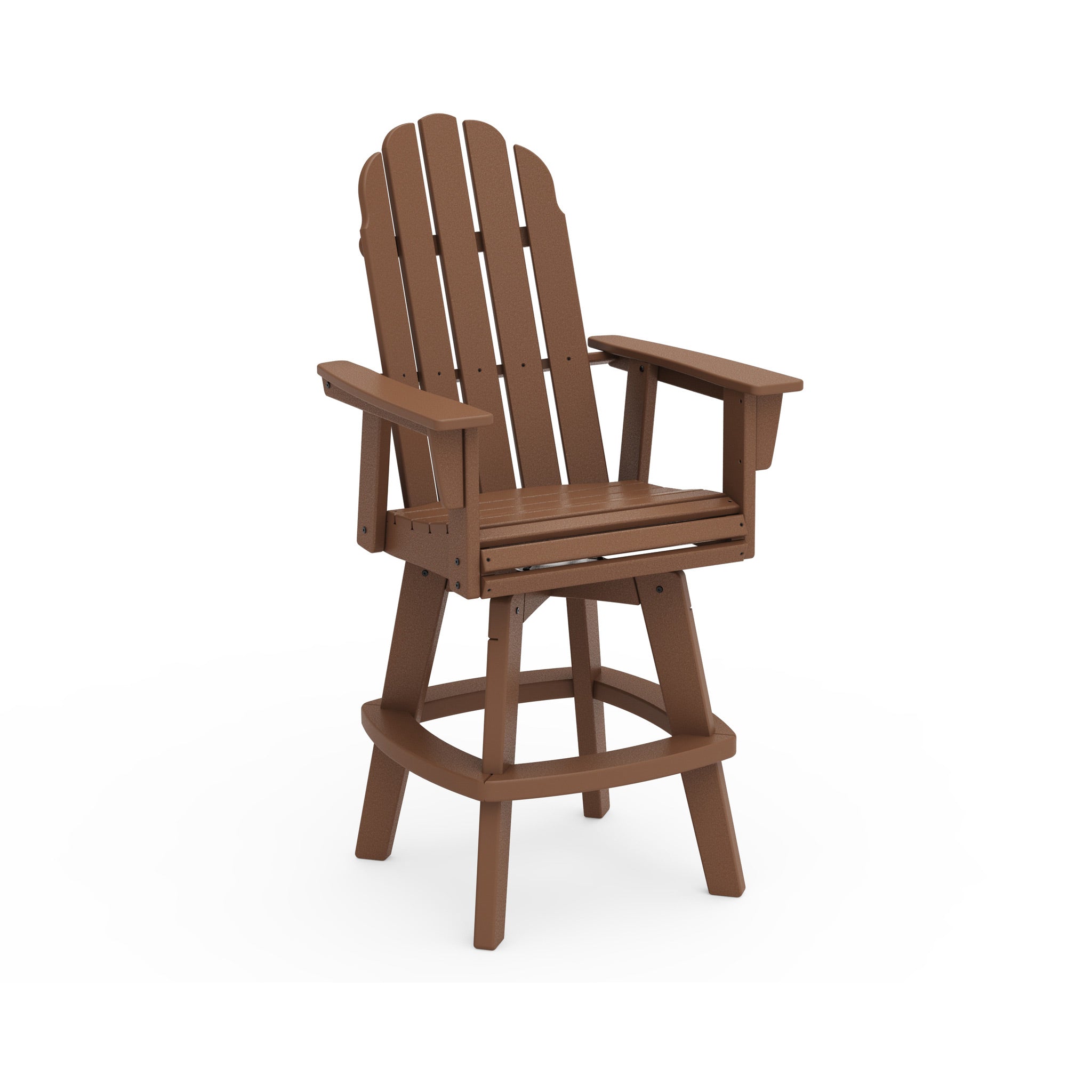 POLYWOOD Vineyard Adirondack Swivel Bar Chair 5