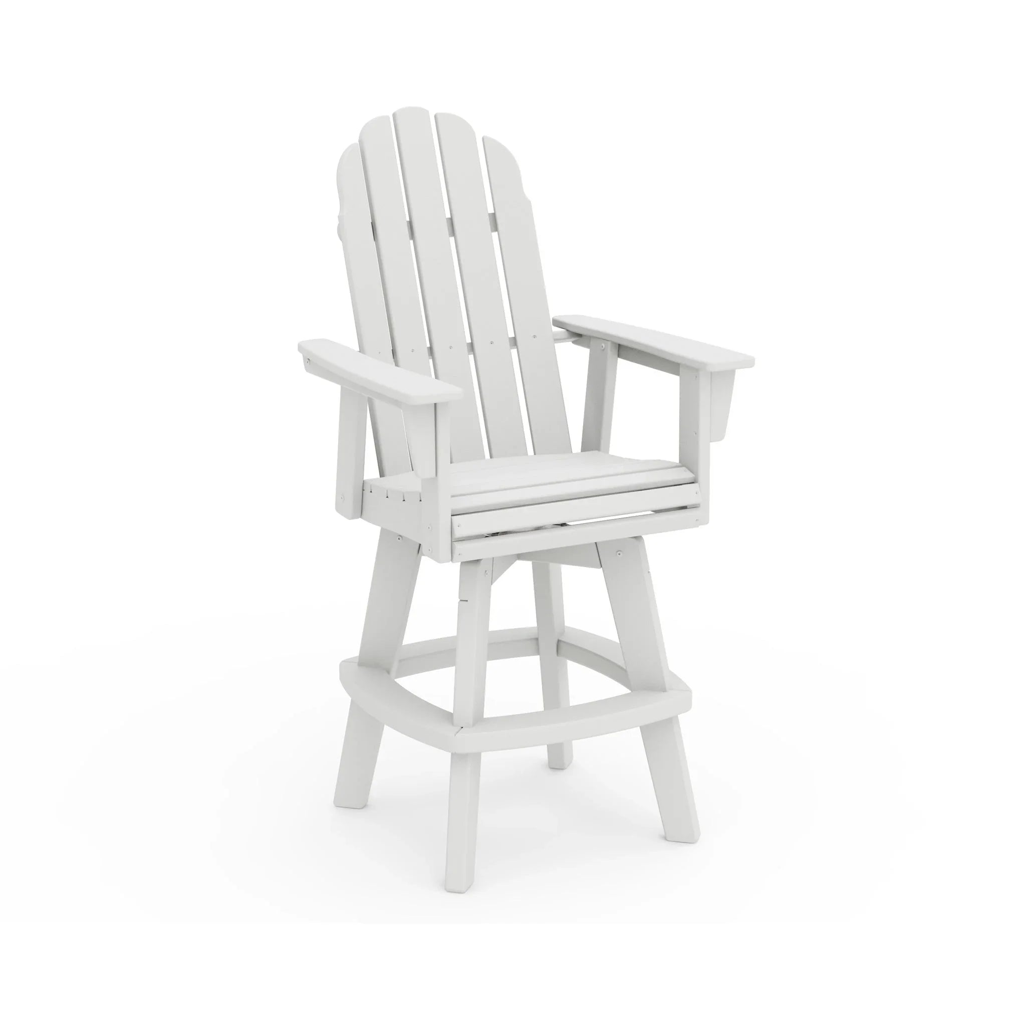 POLYWOOD Vineyard Adirondack Swivel Bar Chair 10