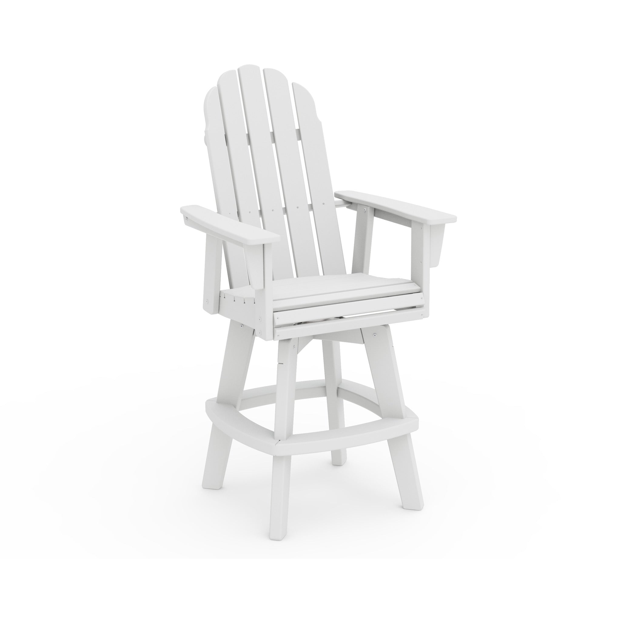 POLYWOOD Vineyard Adirondack Swivel Bar Chair 6