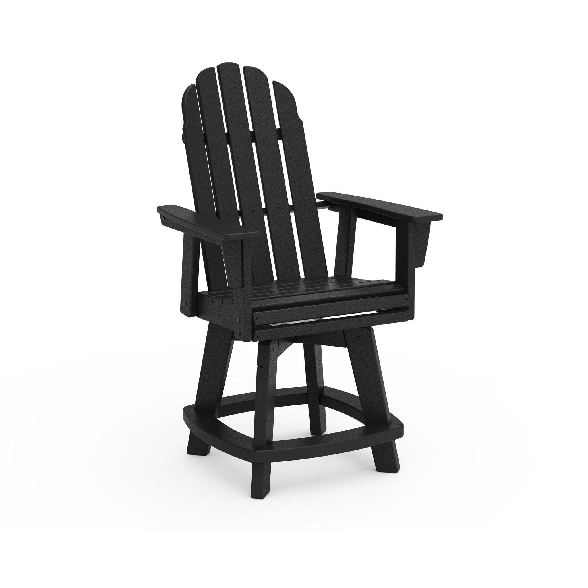 POLYWOOD Vineyard Adirondack Swivel Counter Chair 1