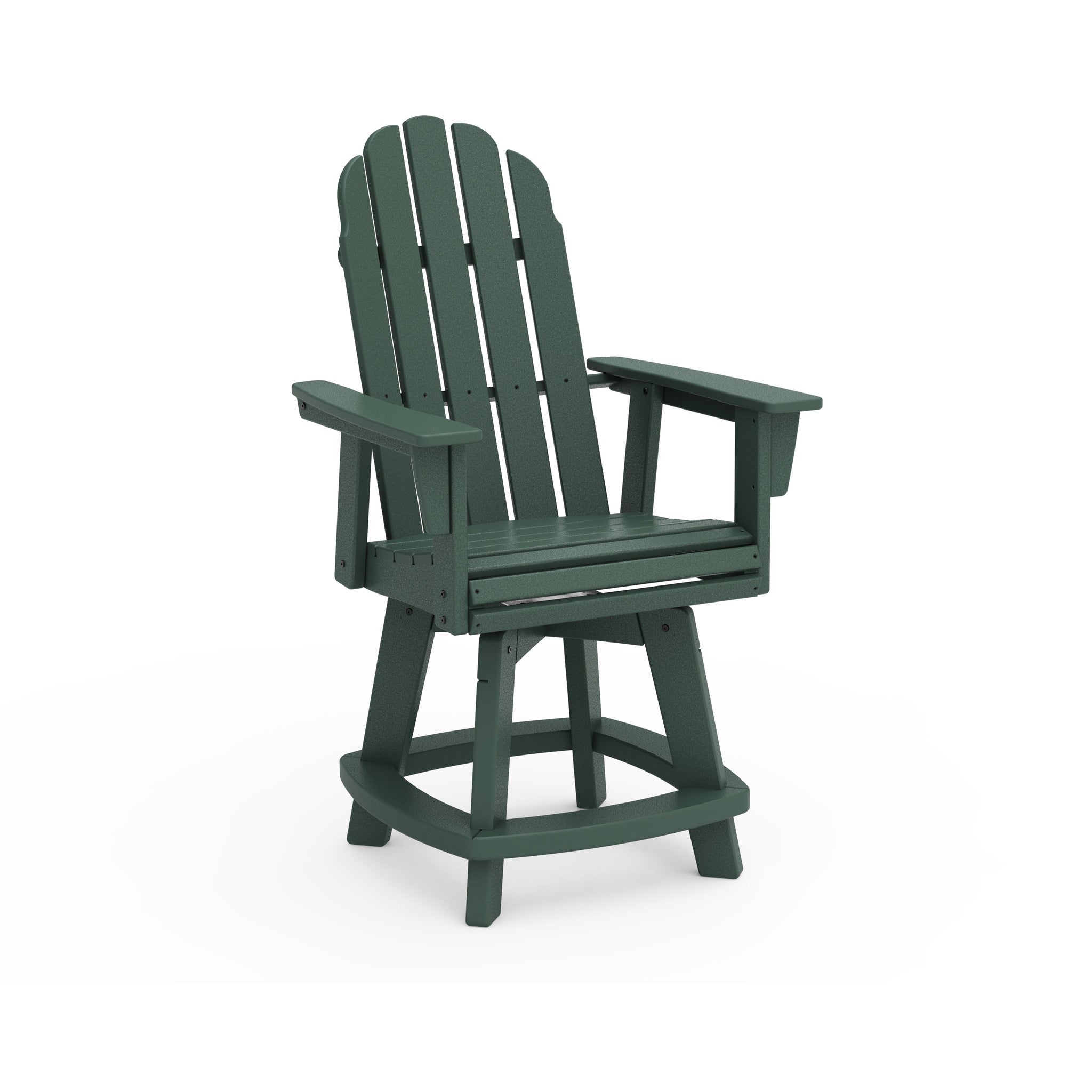 POLYWOOD Vineyard Adirondack Swivel Counter Chair 3