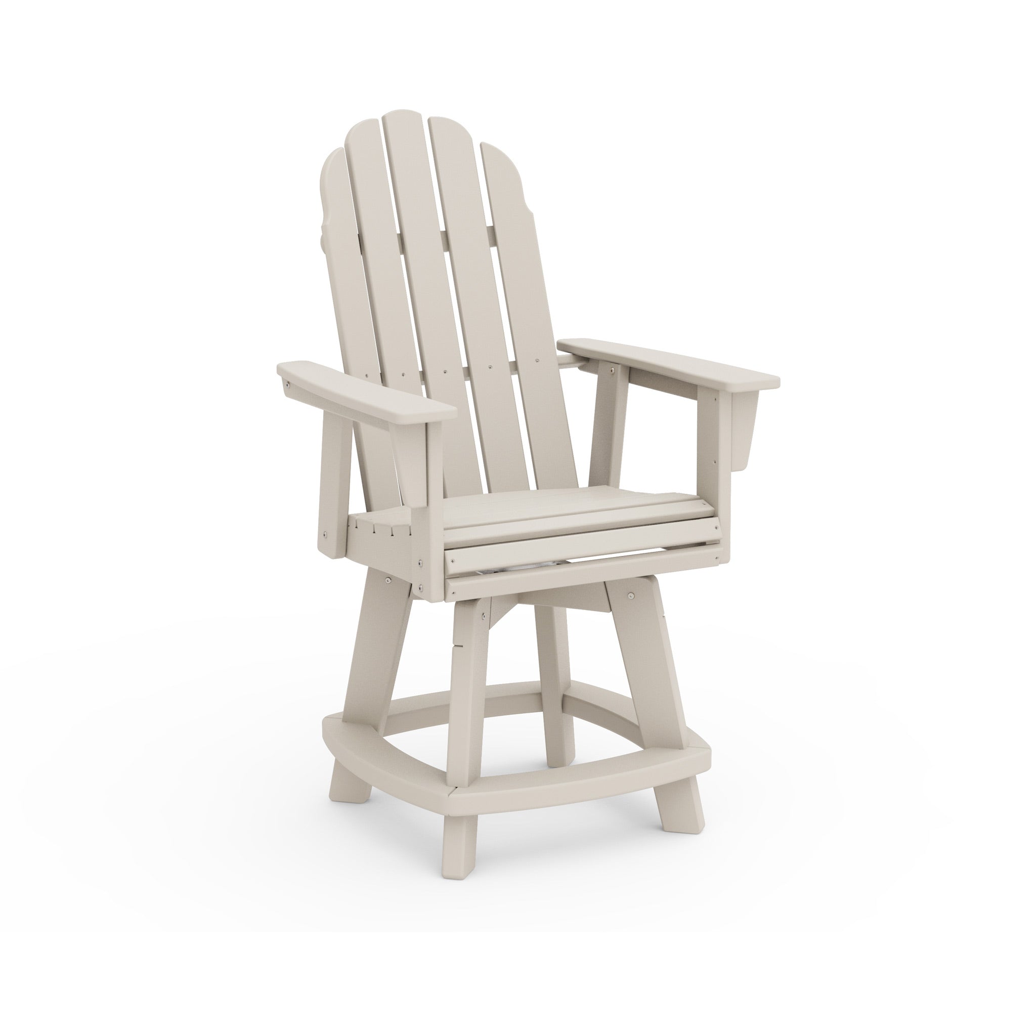POLYWOOD Vineyard Adirondack Swivel Counter Chair 7