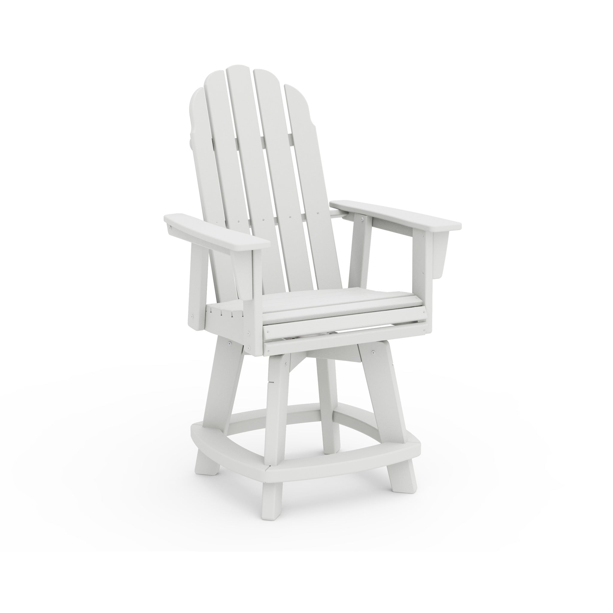 POLYWOOD Vineyard Adirondack Swivel Counter Chair 10