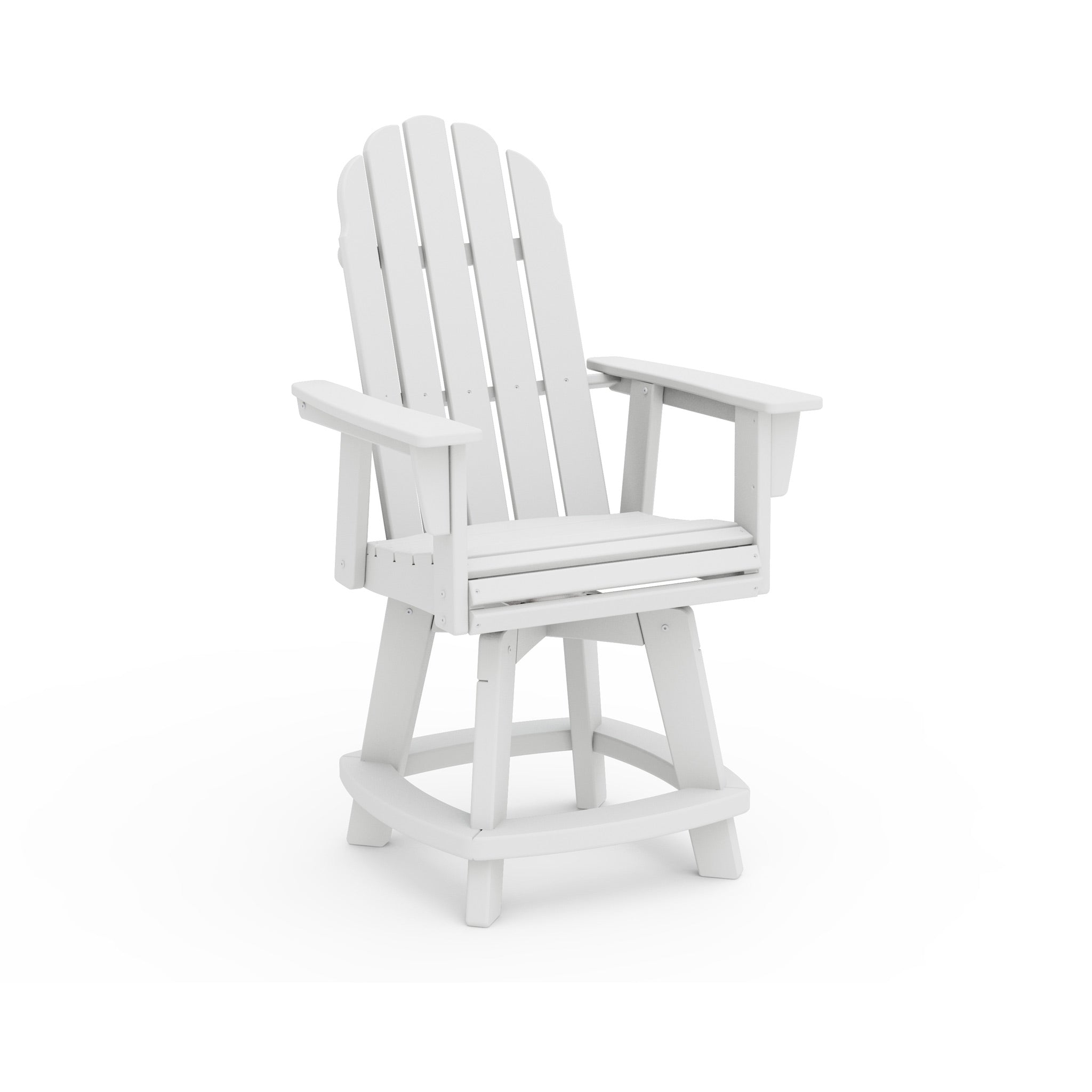 POLYWOOD Vineyard Adirondack Swivel Counter Chair 6