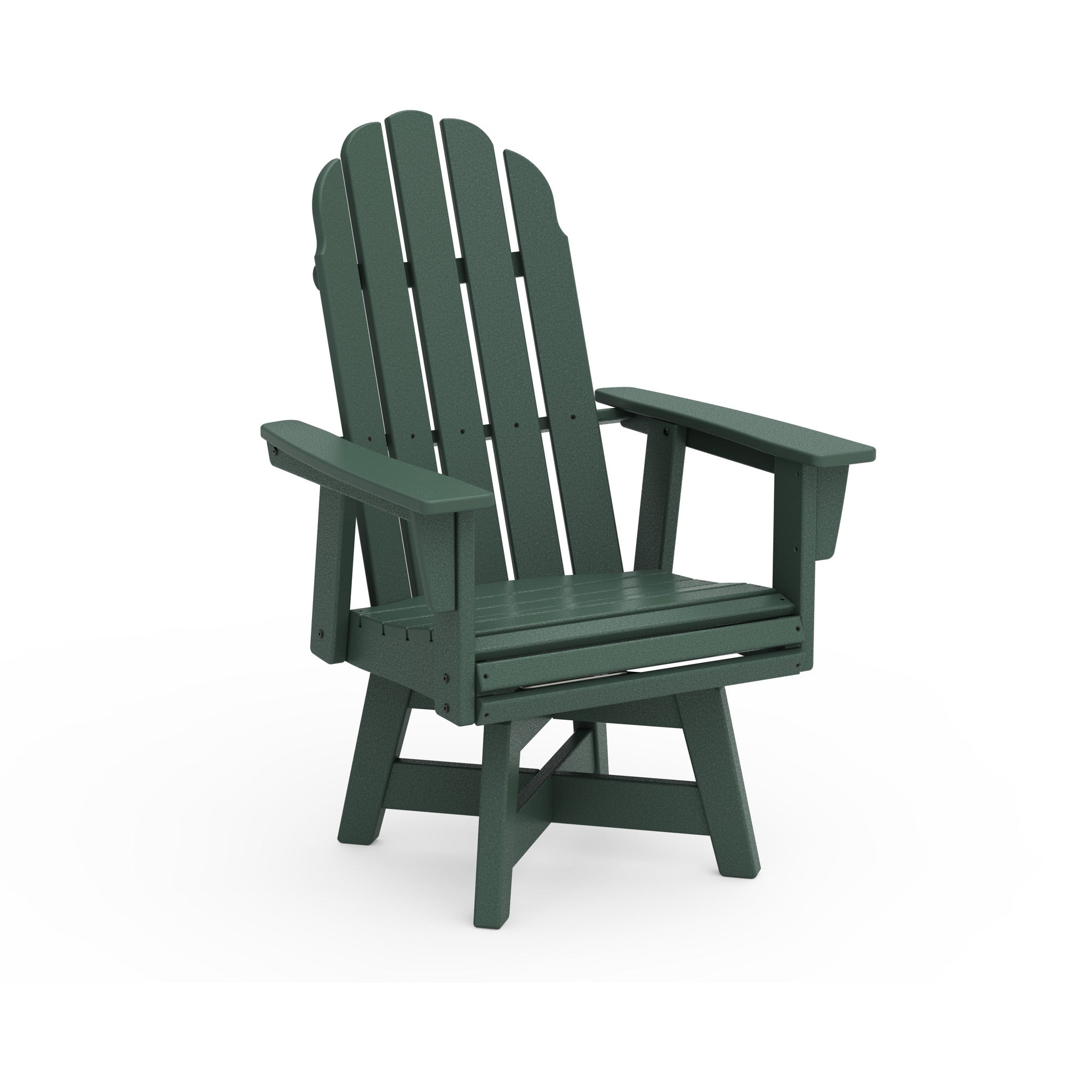 POLYWOOD Vineyard Adirondack Swivel Dining Chair 3