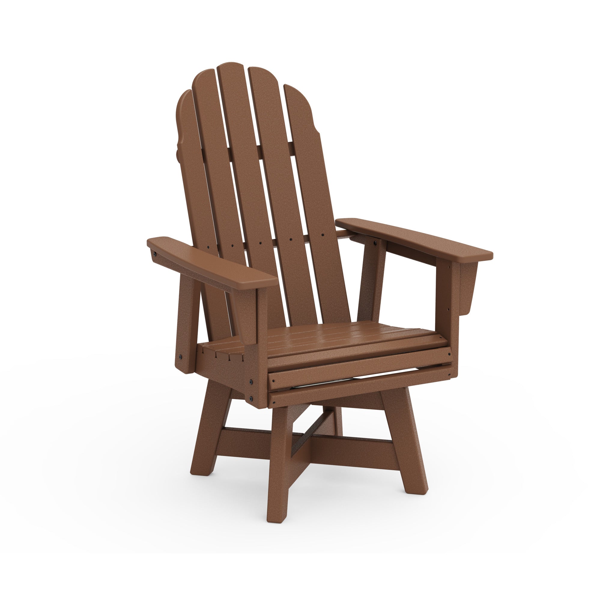 POLYWOOD Vineyard Adirondack Swivel Dining Chair 5