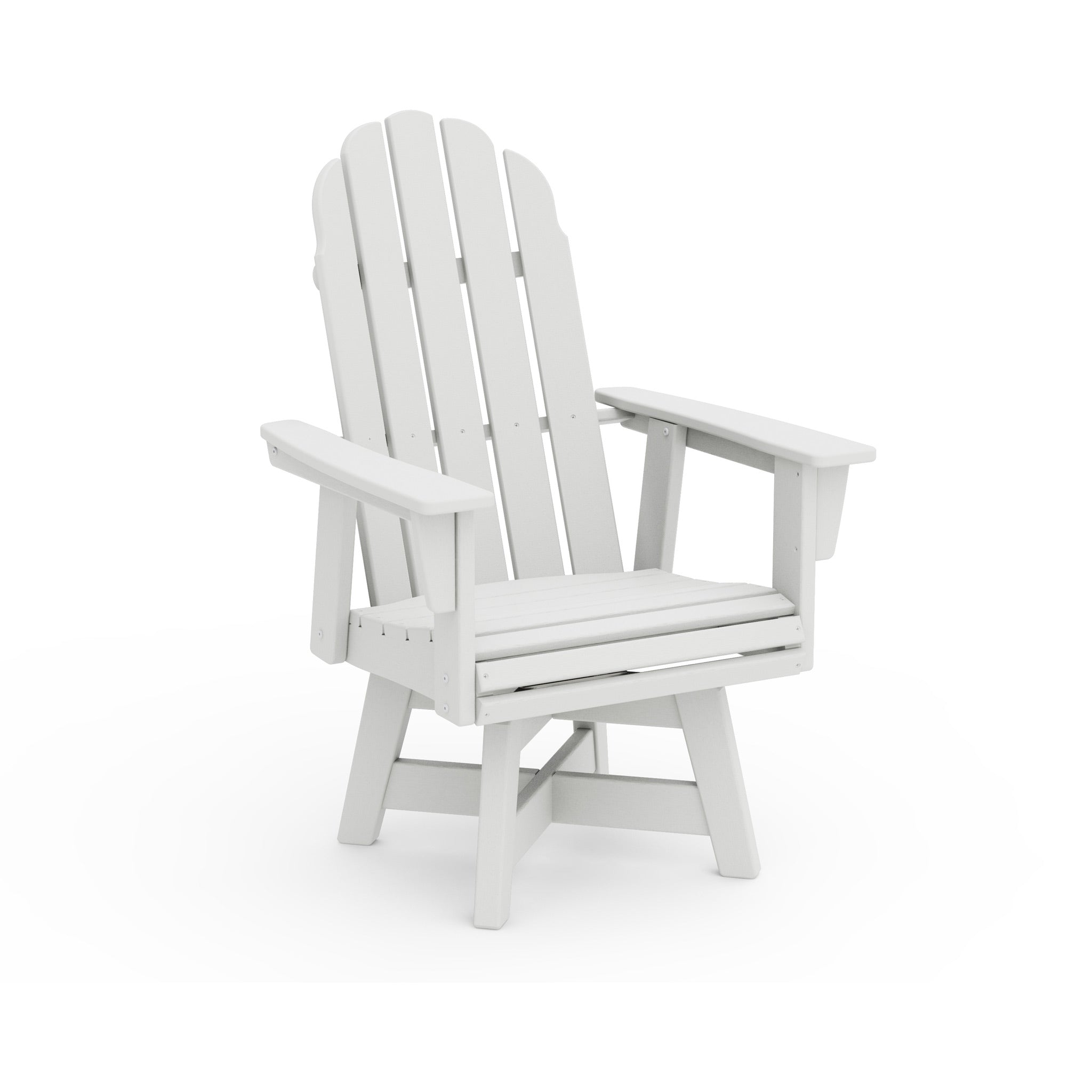 POLYWOOD Vineyard Adirondack Swivel Dining Chair 10