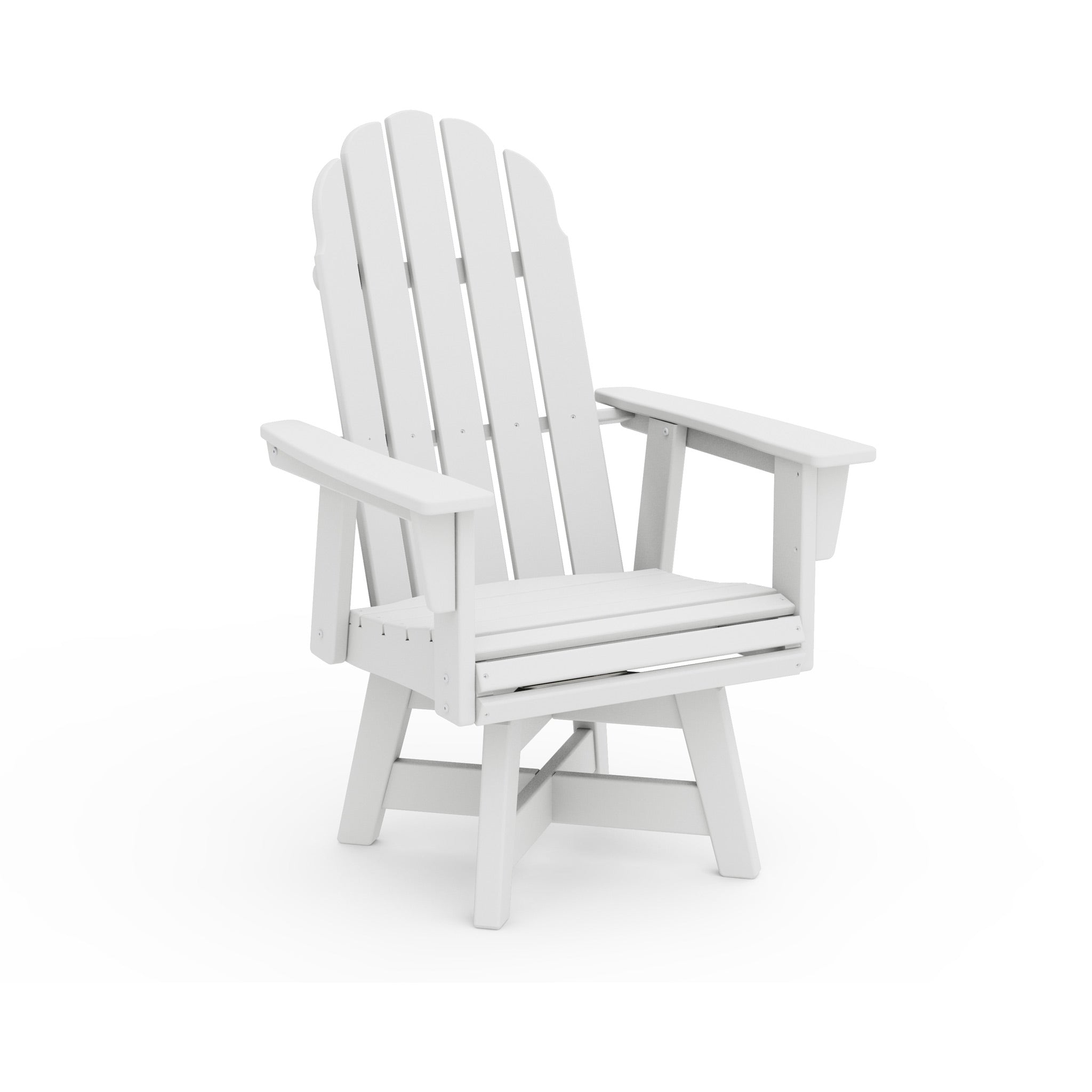 POLYWOOD Vineyard Adirondack Swivel Dining Chair 6