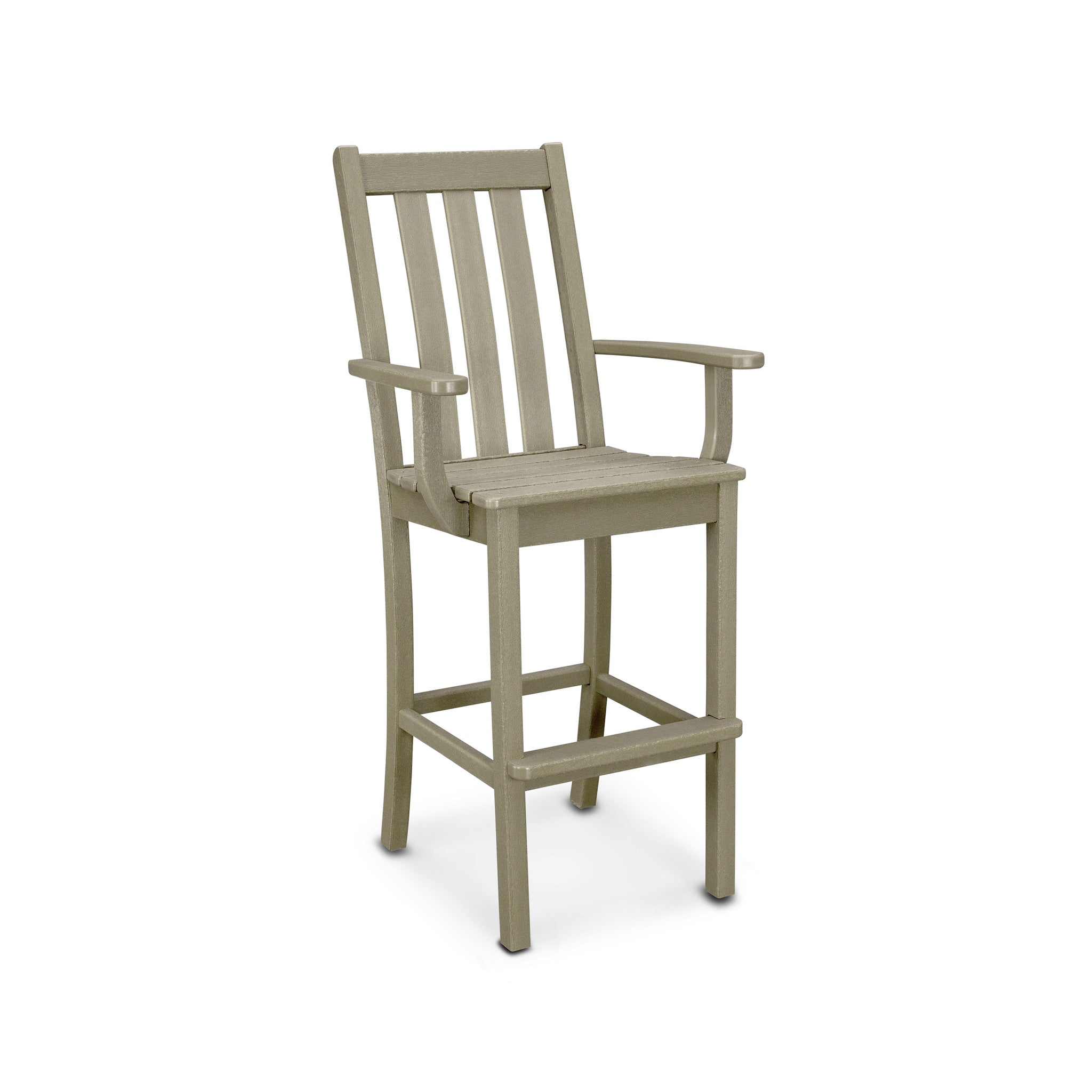 POLYWOOD Vineyard Bar Arm Chair 9