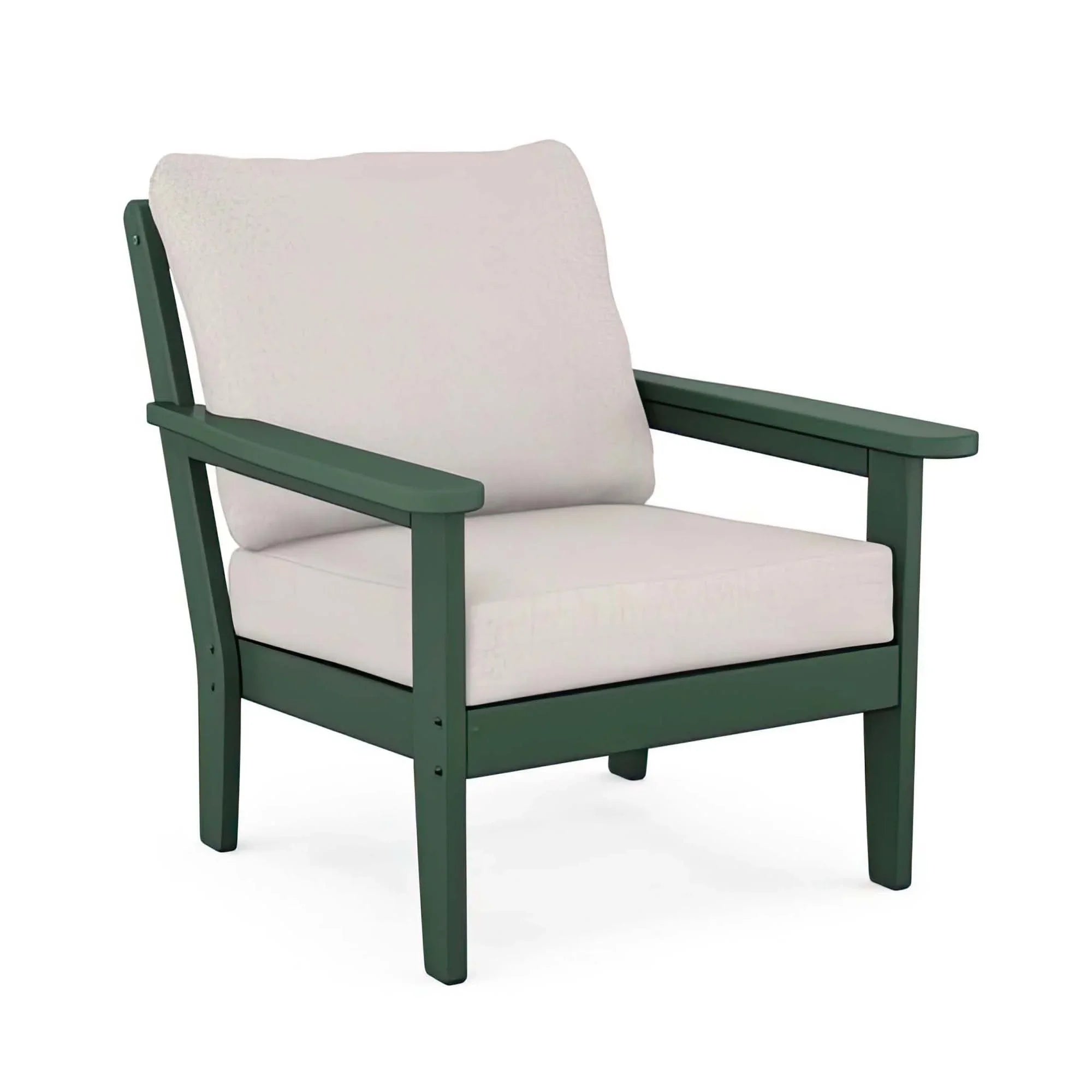 POLYWOOD Country Living Cottage Deep Seating Club Chair - Green