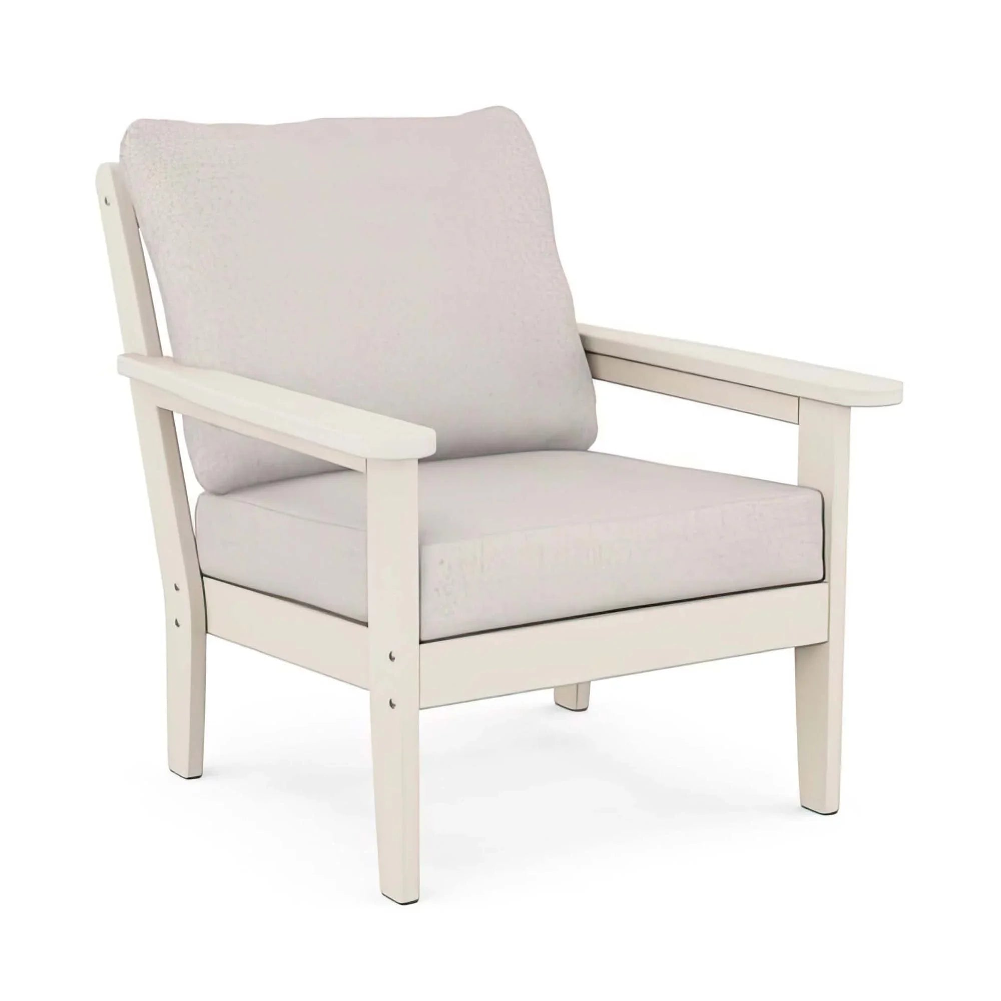 POLYWOOD Country Living Cottage Deep Seating Club Chair - Sand