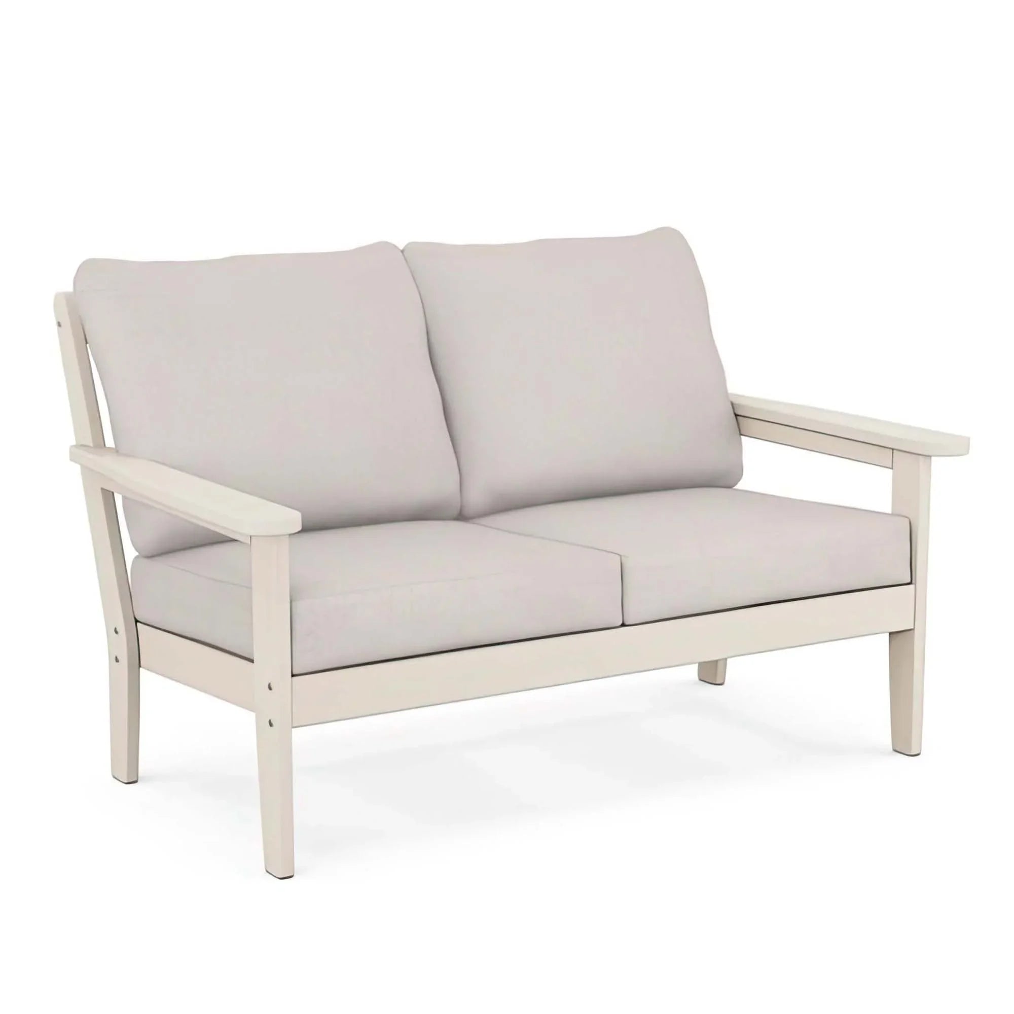 POLYWOOD Country Living Cottage Deep Seating Loveseat - Sand