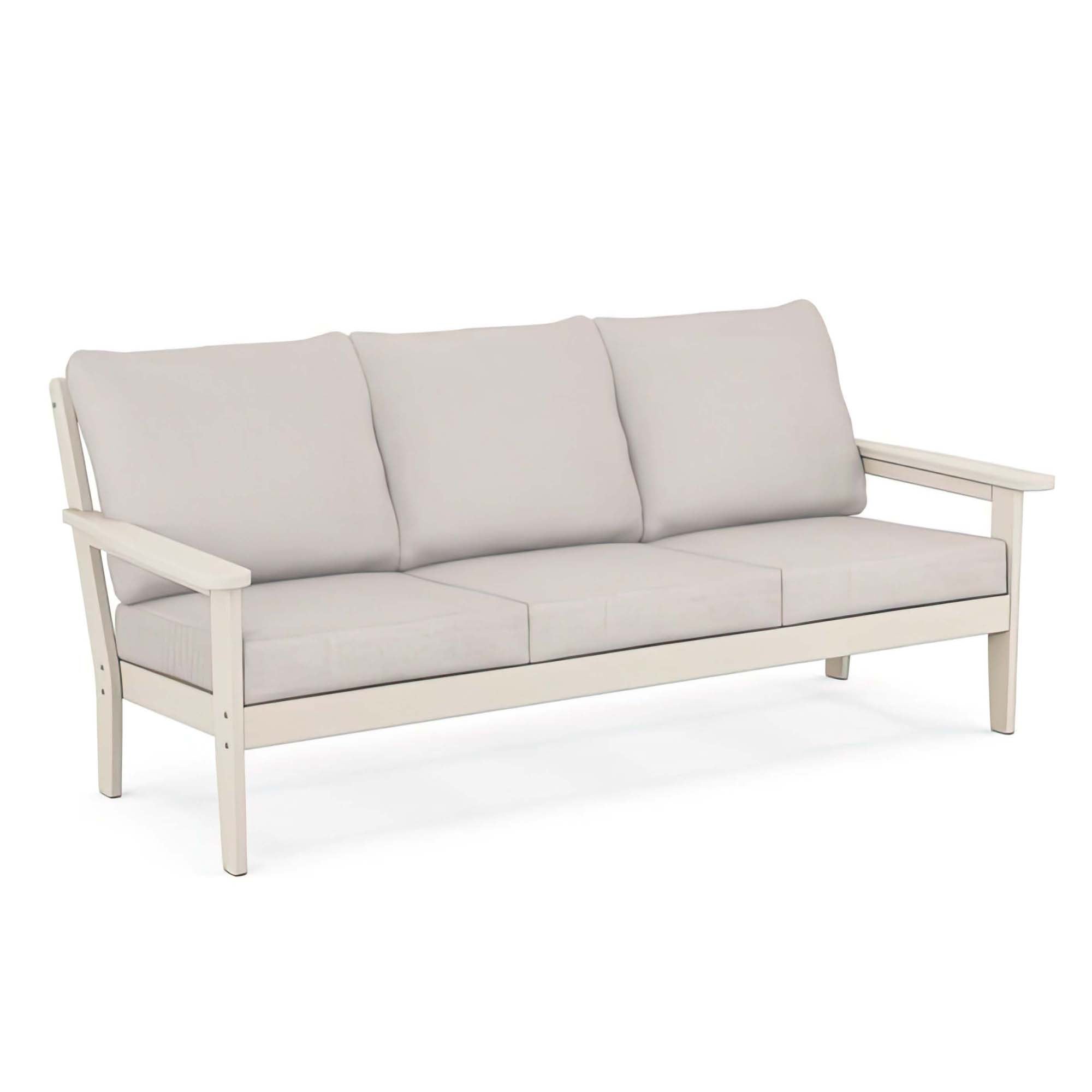 POLYWOOD Country Living Cottage Deep Seating Sofa - Sand