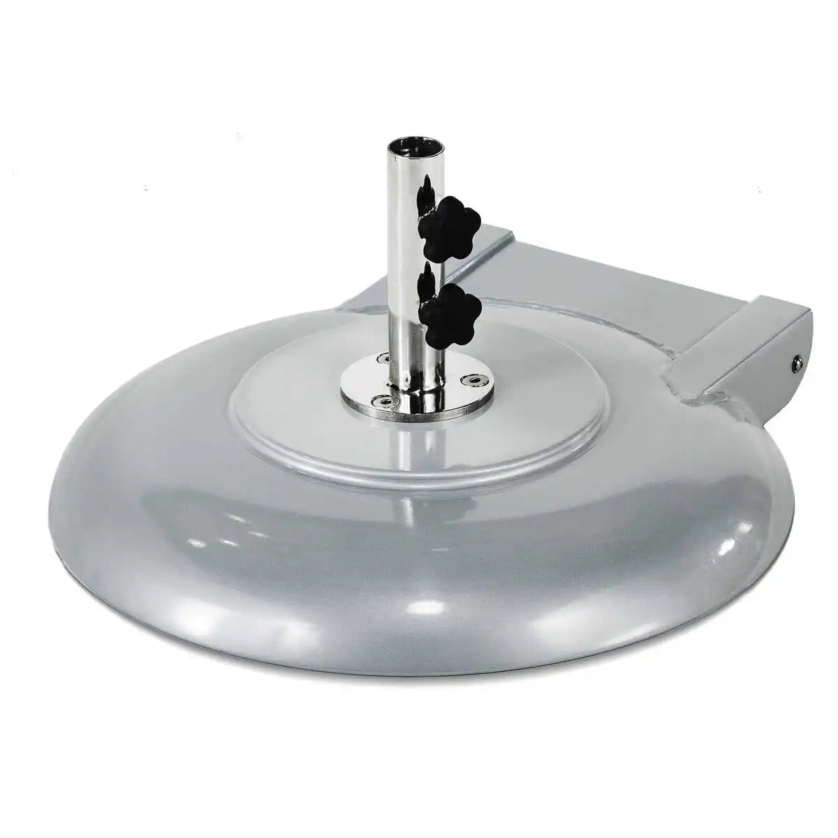 Premium Aluminum Concrete Freestanding 100 lb. Umbrella Base w/ Wheels 2