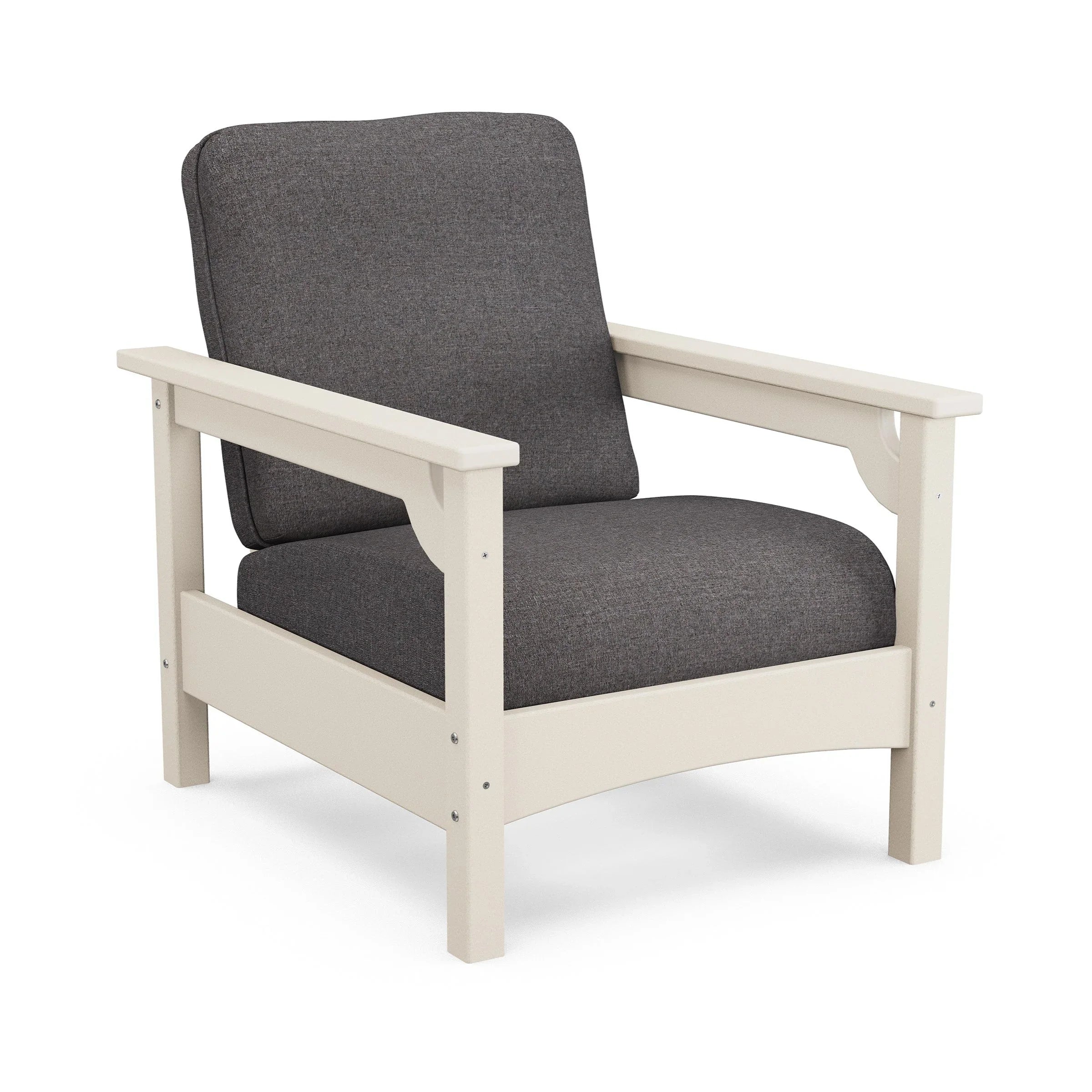 POLYWOOD Club Deep Seating Club Chair - Sand