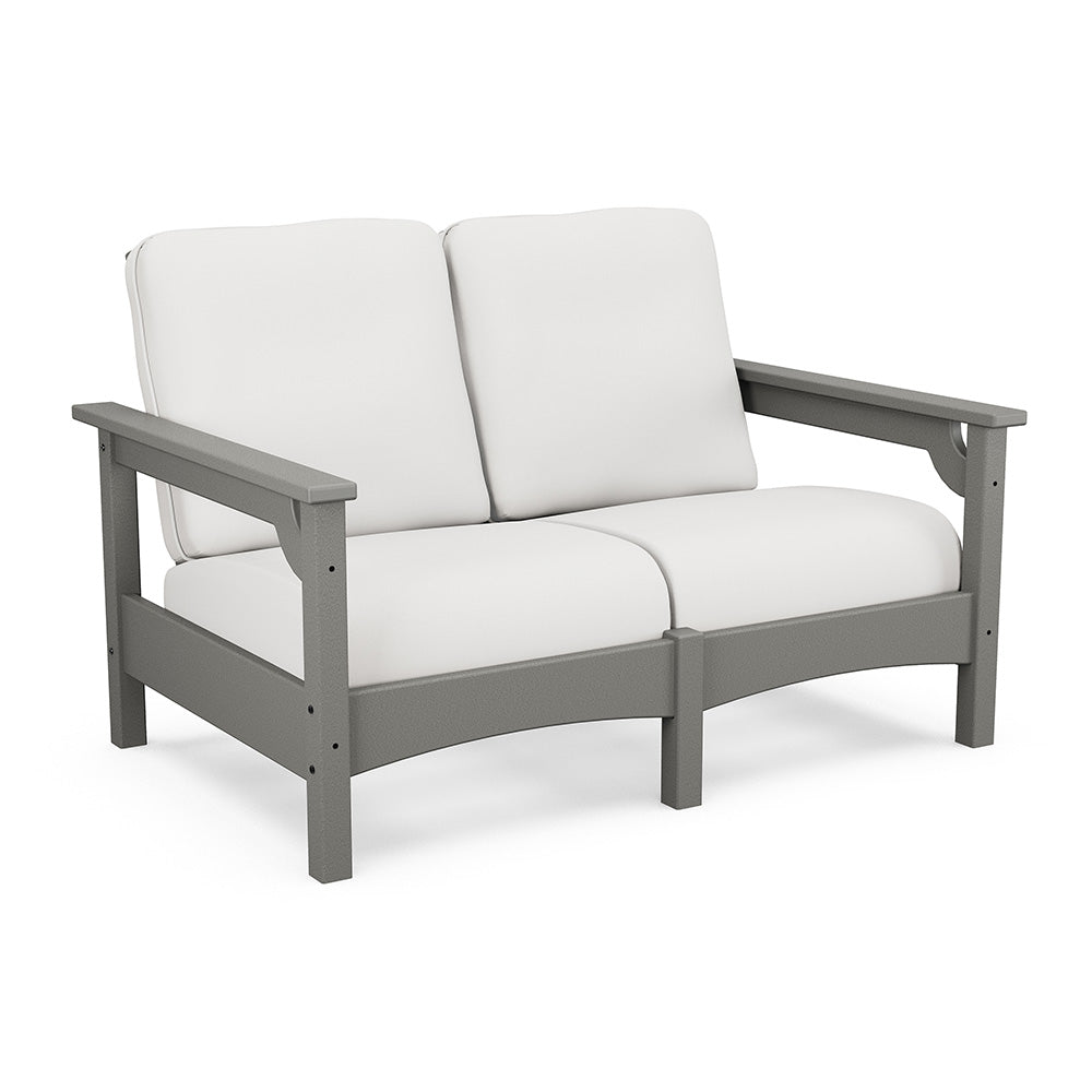POLYWOOD Club Deep Seating Loveseat Settee