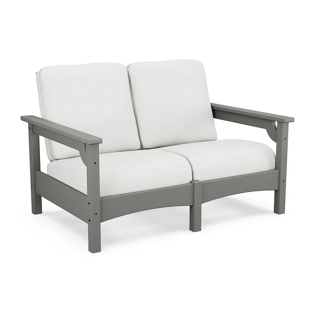 POLYWOOD Club Deep Seating Loveseat Settee
