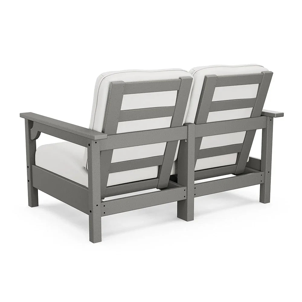 POLYWOOD Club Deep Seating Loveseat Settee