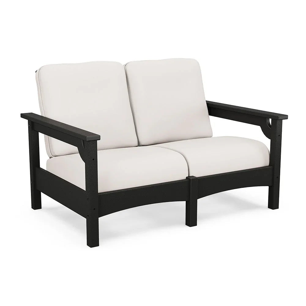 POLYWOOD Club Deep Seating Loveseat Settee
