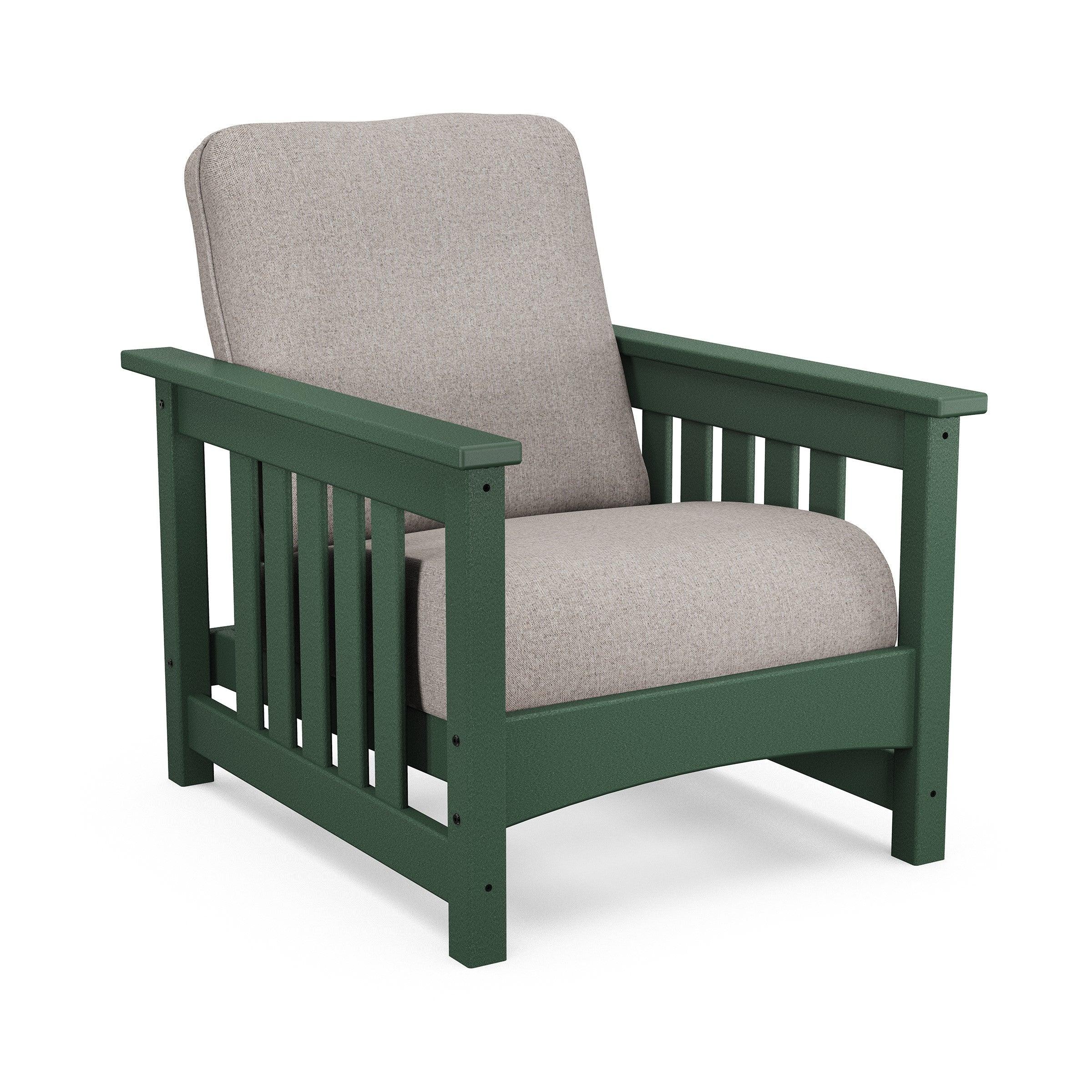 POLYWOOD Mission Deep Seating Club Chair - Green