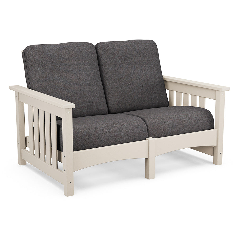 Mission Deep Seating Loveseat Settee - Sand