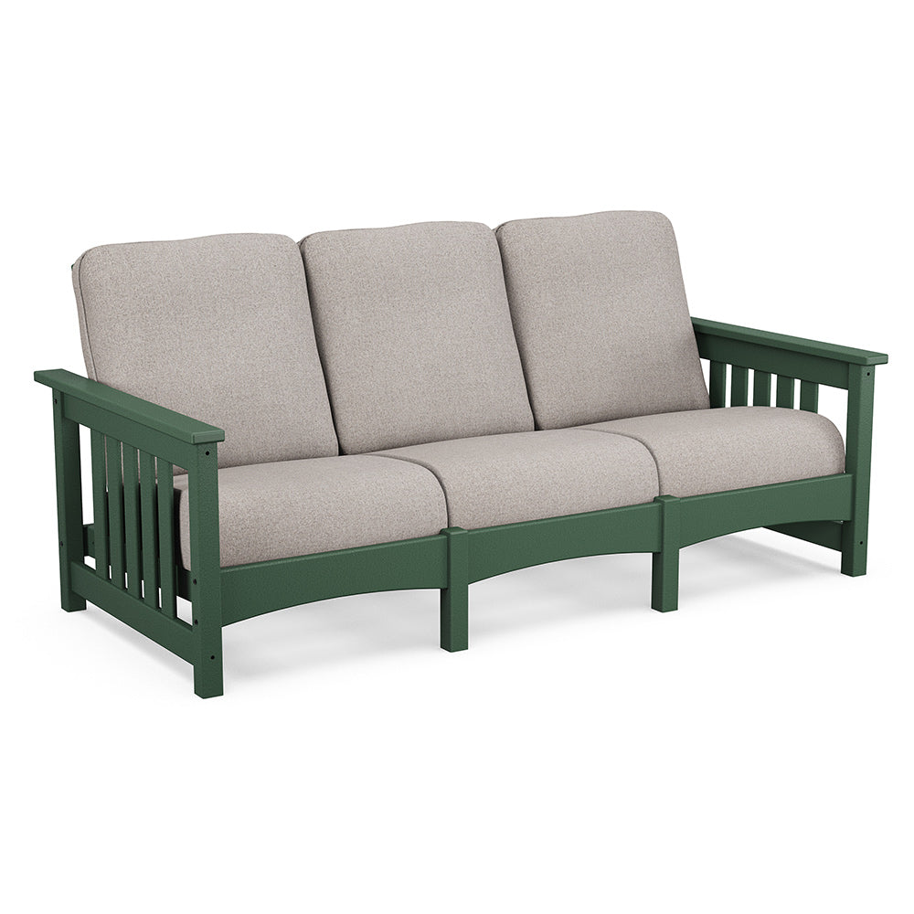 Mission Deep Seating Sofa - Green