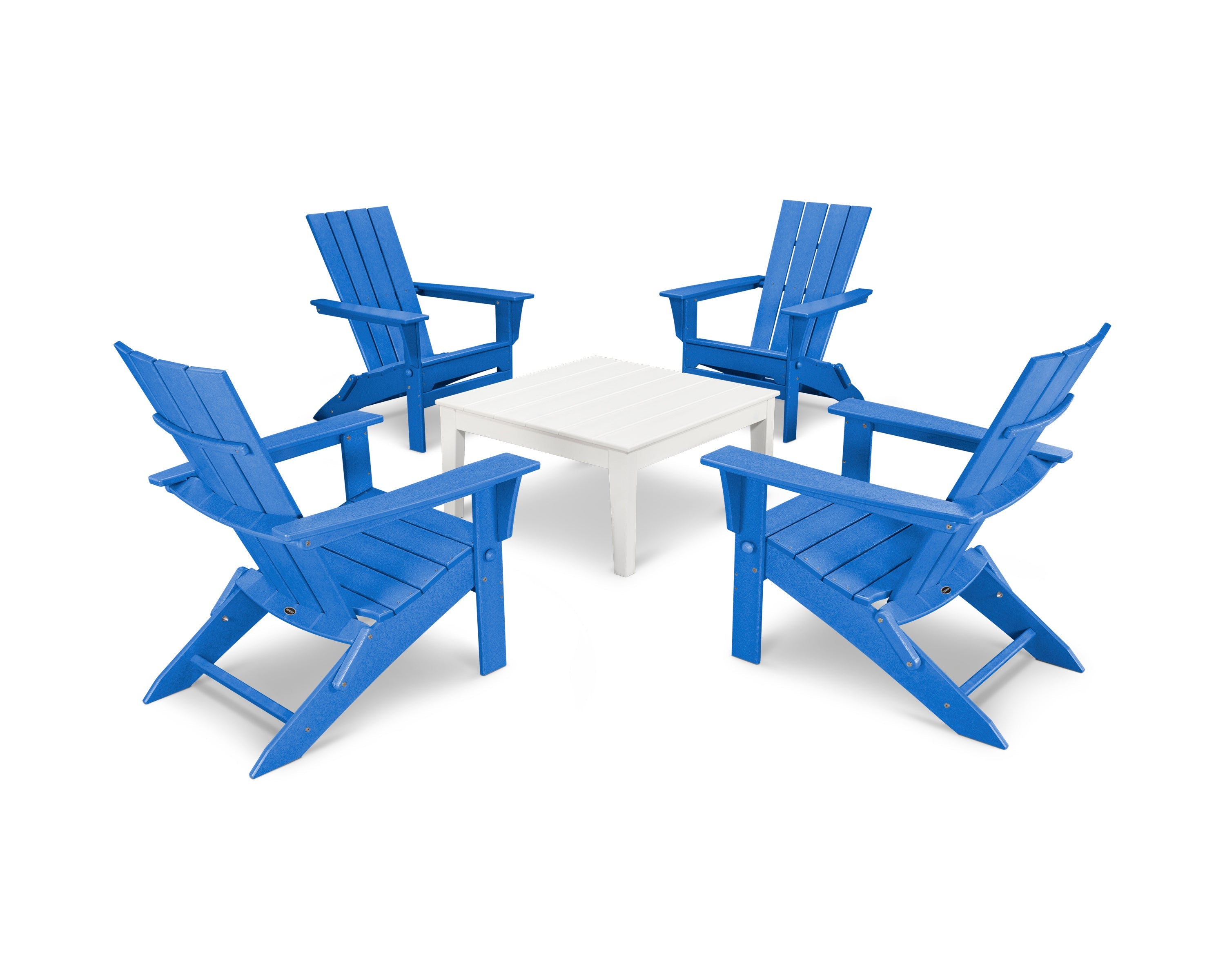 Quattro Folding Chair 5-Piece Conversation Set 11