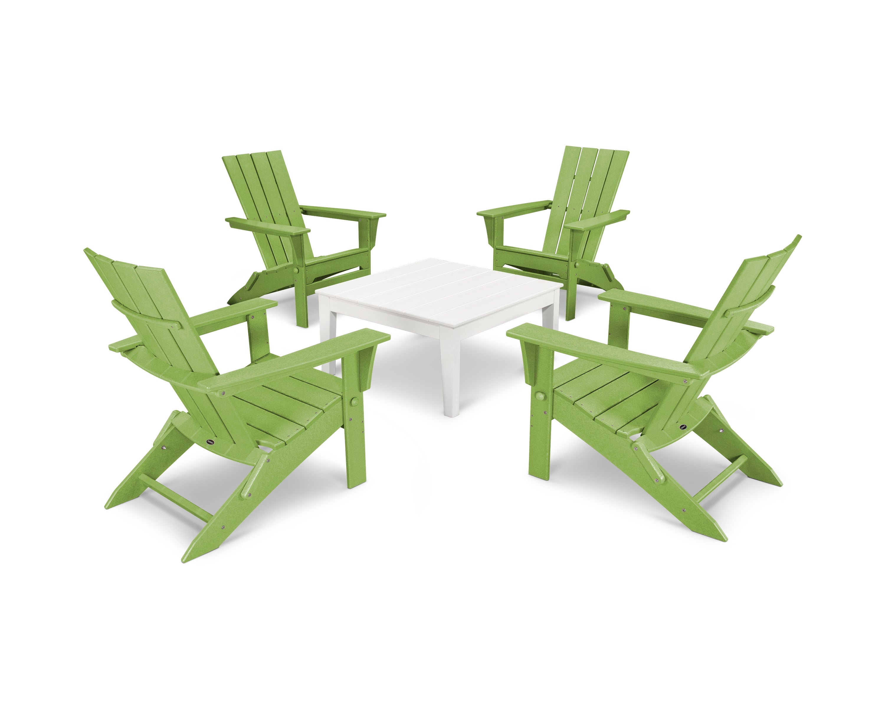 Quattro Folding Chair 5-Piece Conversation Set 9