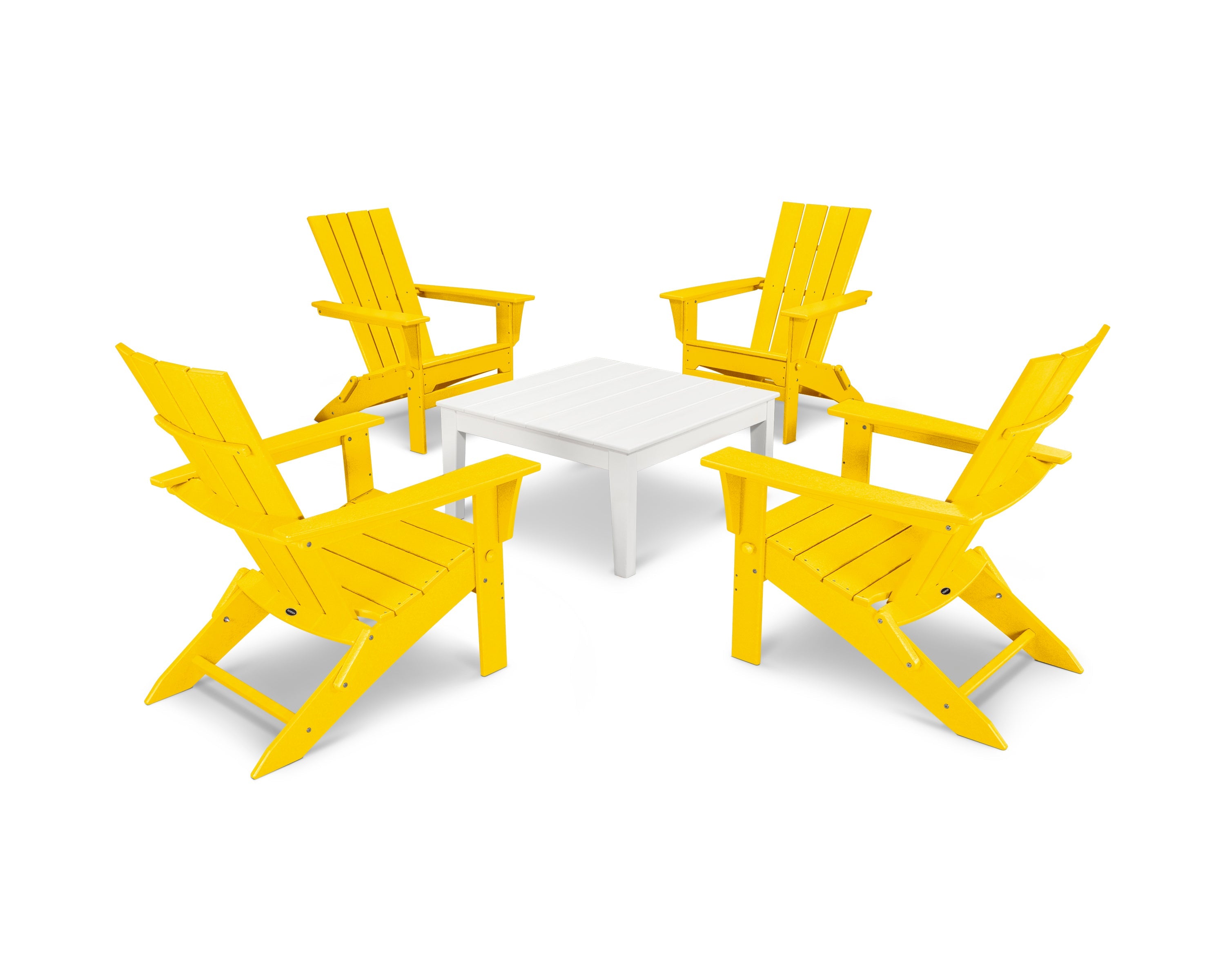 Quattro Folding Chair 5-Piece Conversation Set 8
