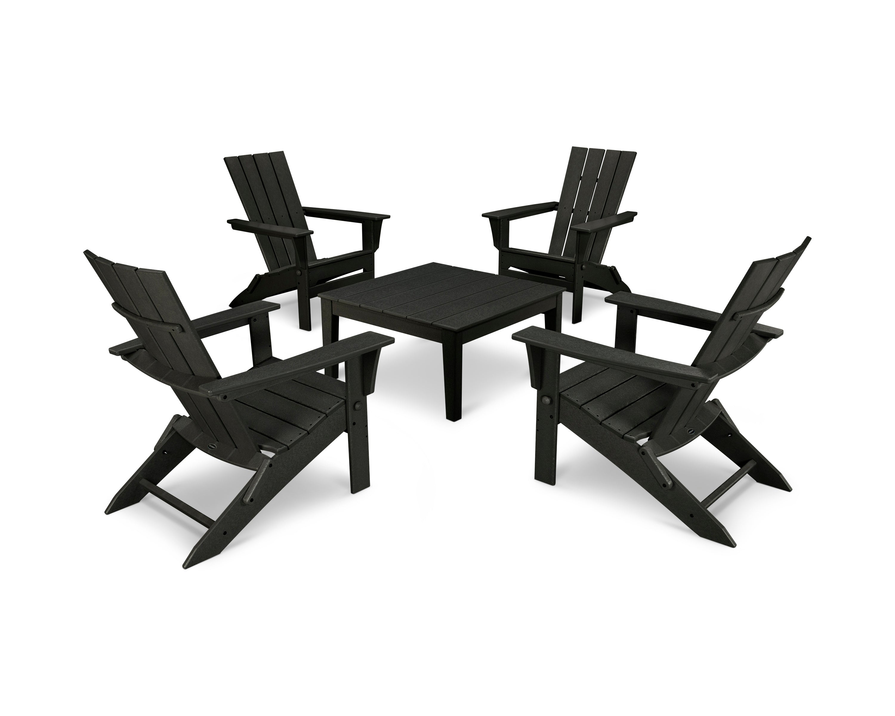 Quattro Folding Chair 5-Piece Conversation Set