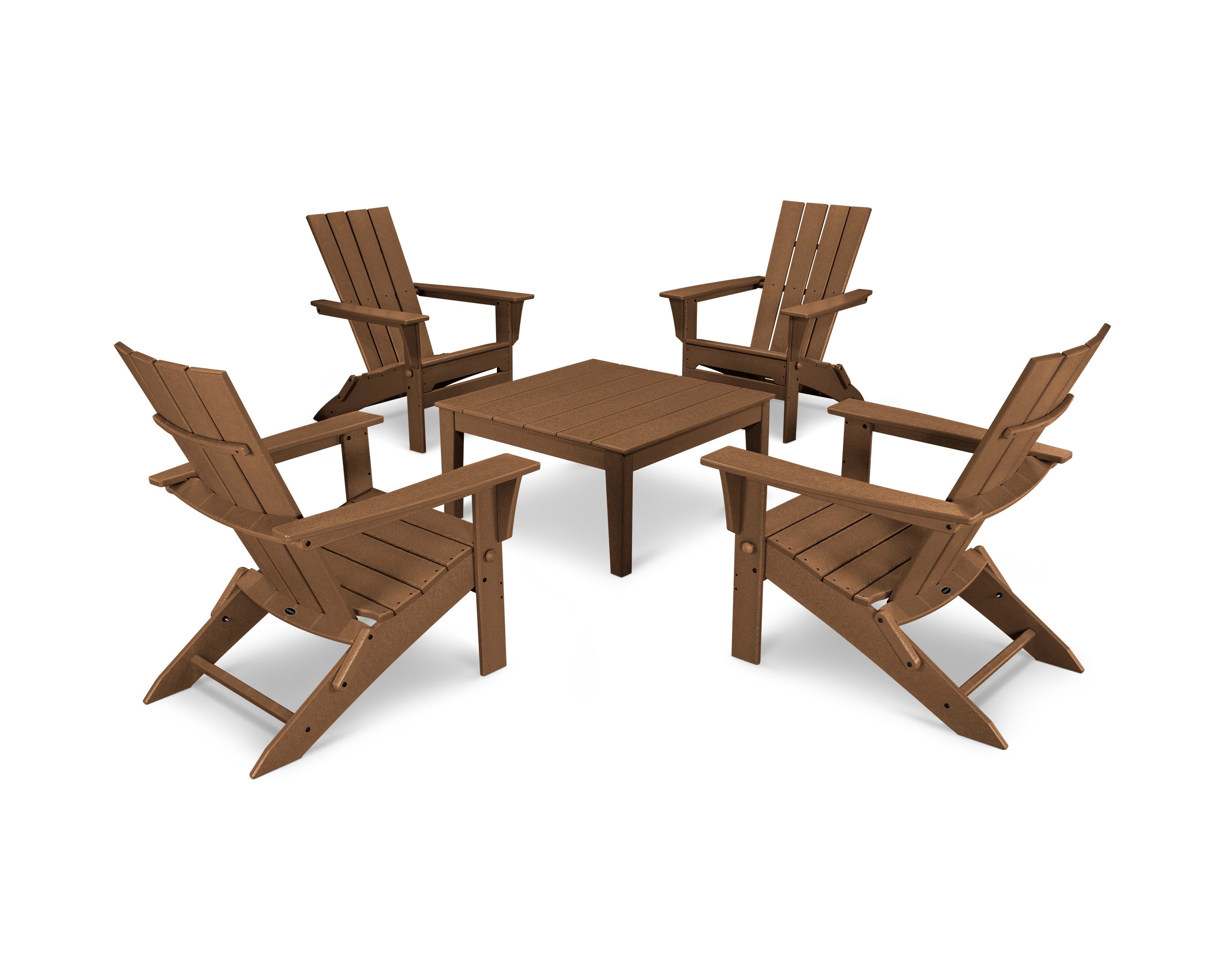 Quattro Folding Chair 5-Piece Conversation Set 4