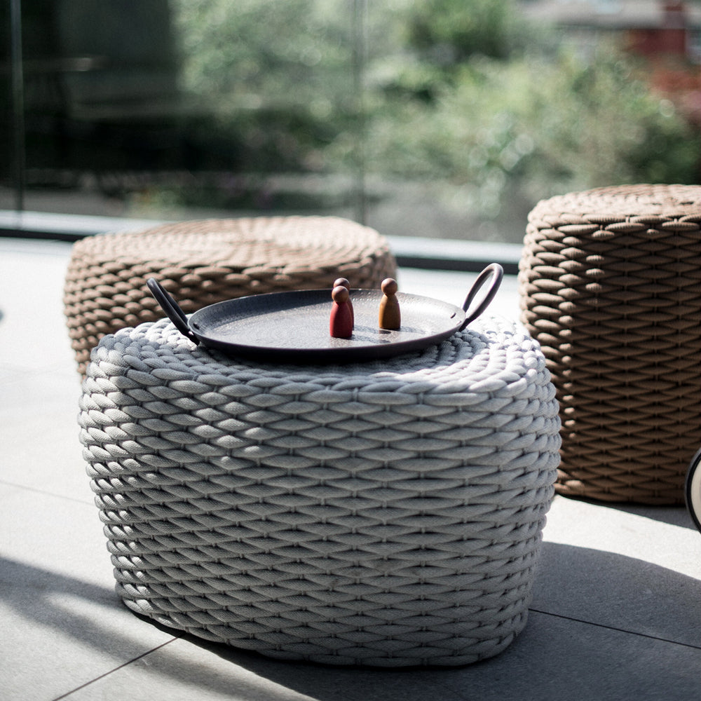 Roca Woven Short Stool 4
