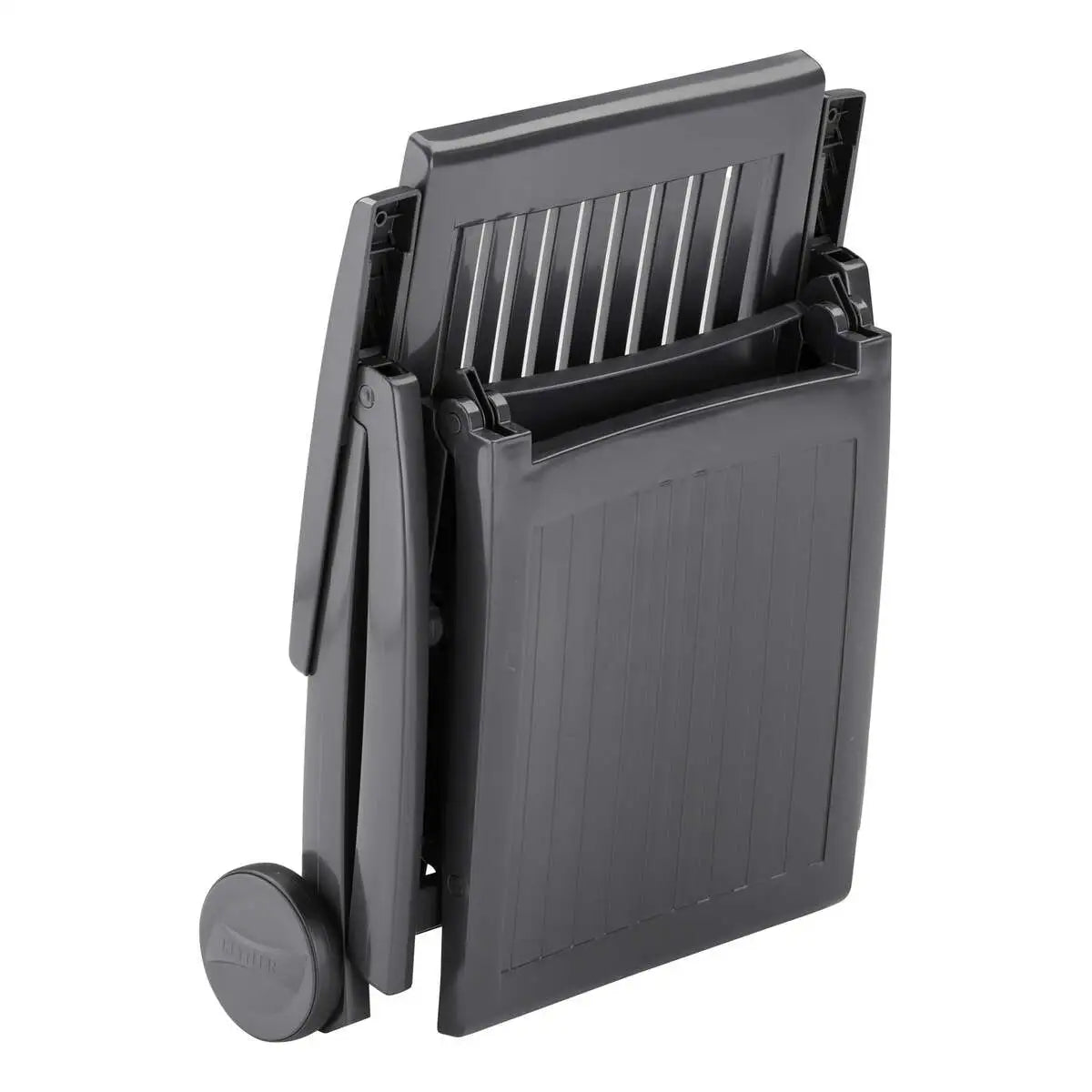 Roma Polymer Resin Multi-Position Lounger, Anthracite