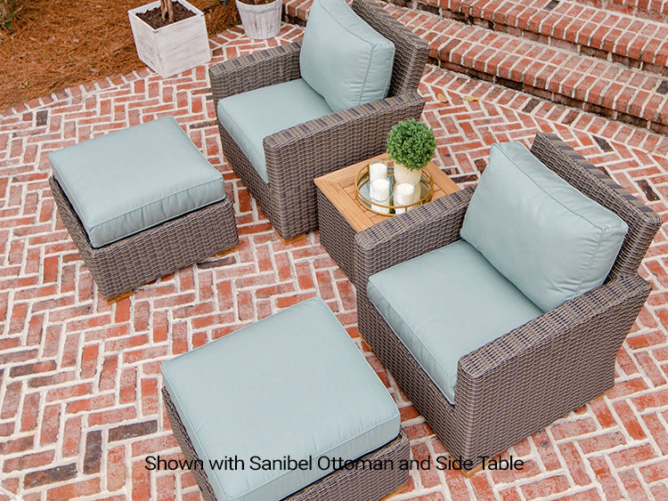 Sanibel 19" Square Side Table