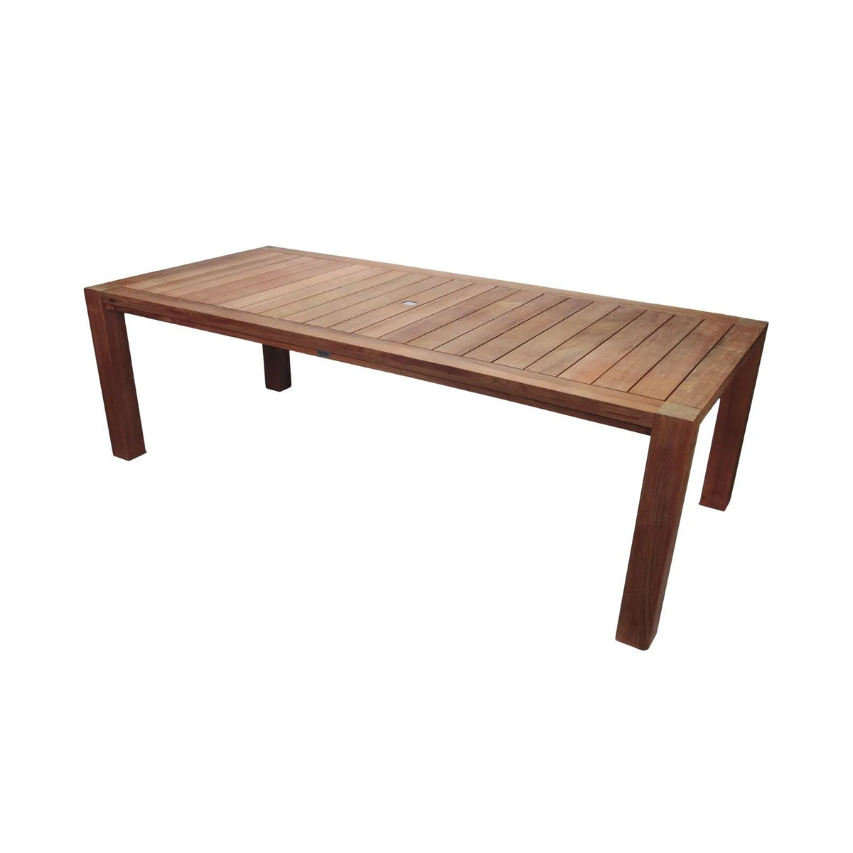 Royal Teak Comfort 44" x 96" Rectangular Dining Table with Umbrella Hole 2