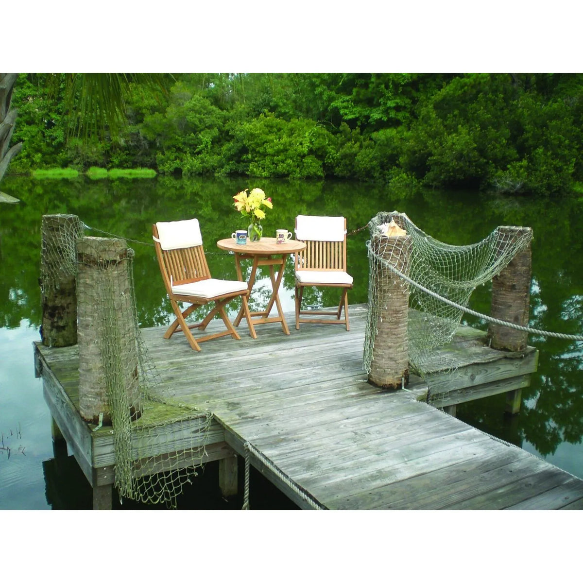 Royal Teak Sailor Folding Dining Side Chair 5