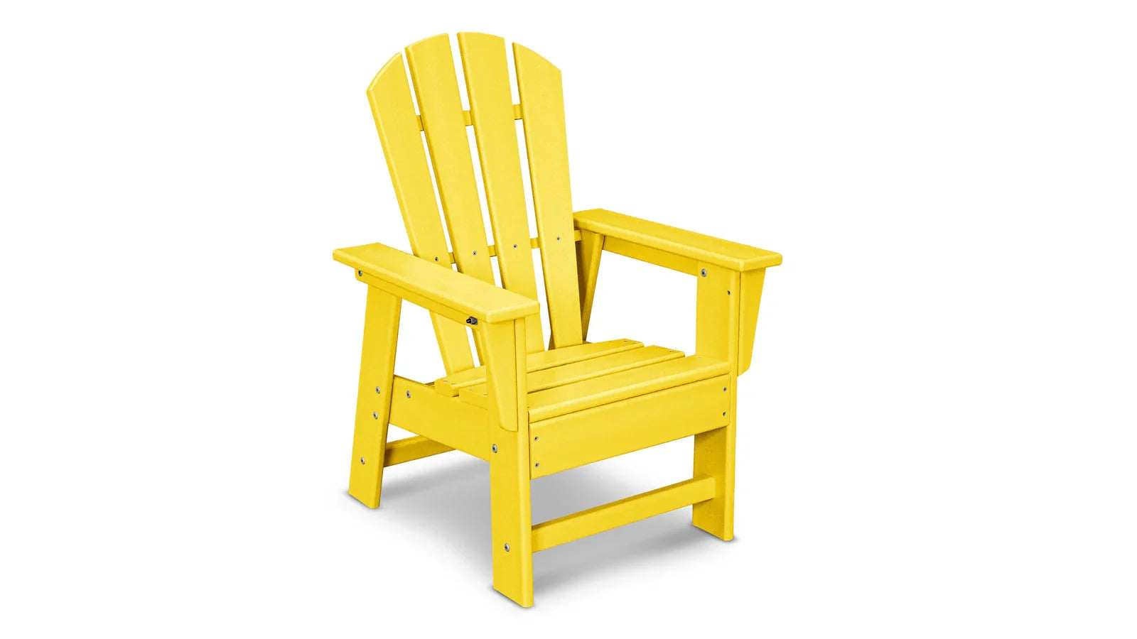 POLYWOOD Kids Adirondack Chair - Lemon