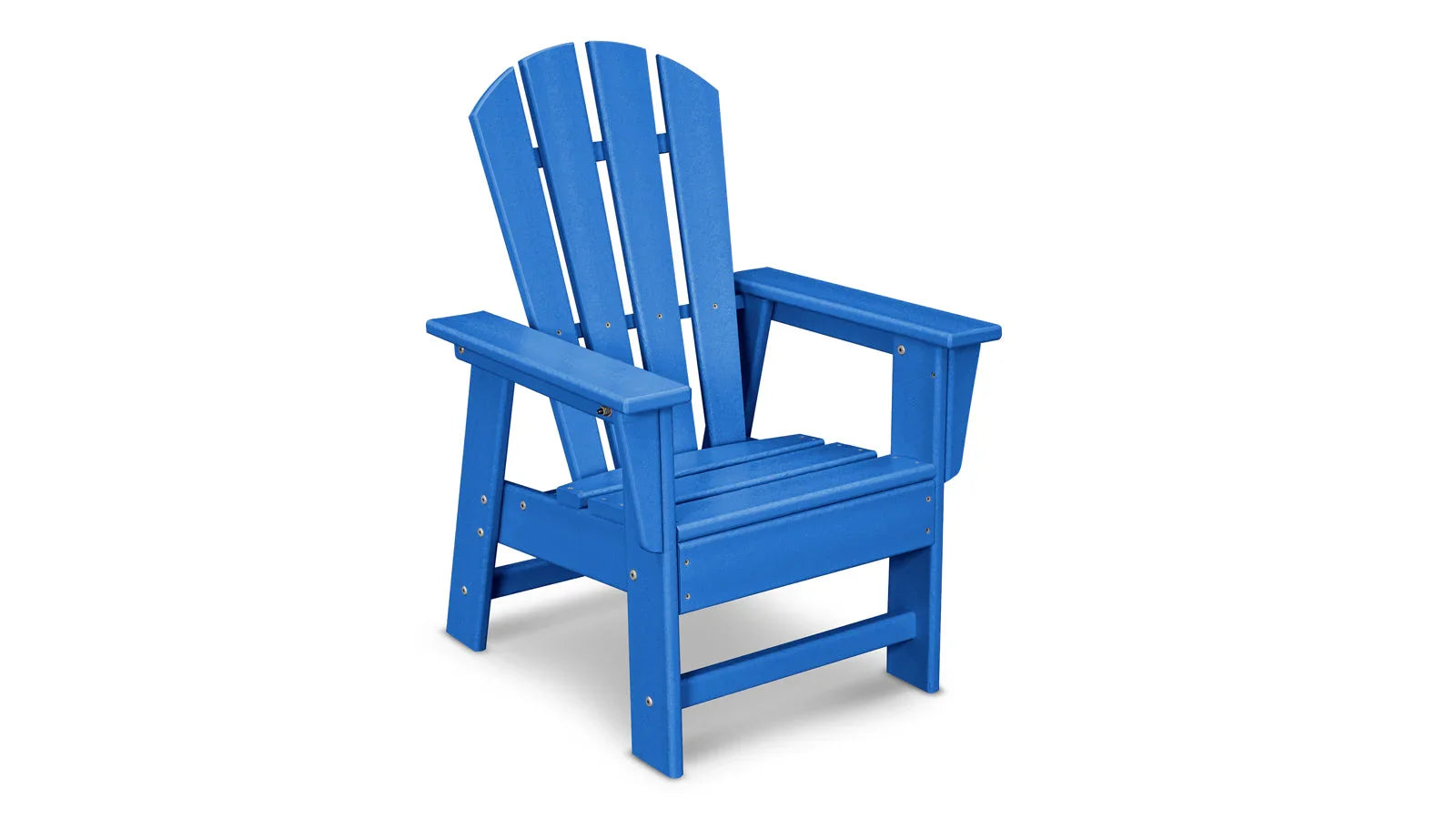 POLYWOOD Kids Adirondack Chair - Pacific Blue