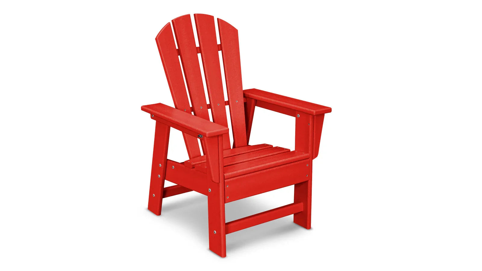 POLYWOOD Kids Adirondack Chair - Sunset Red